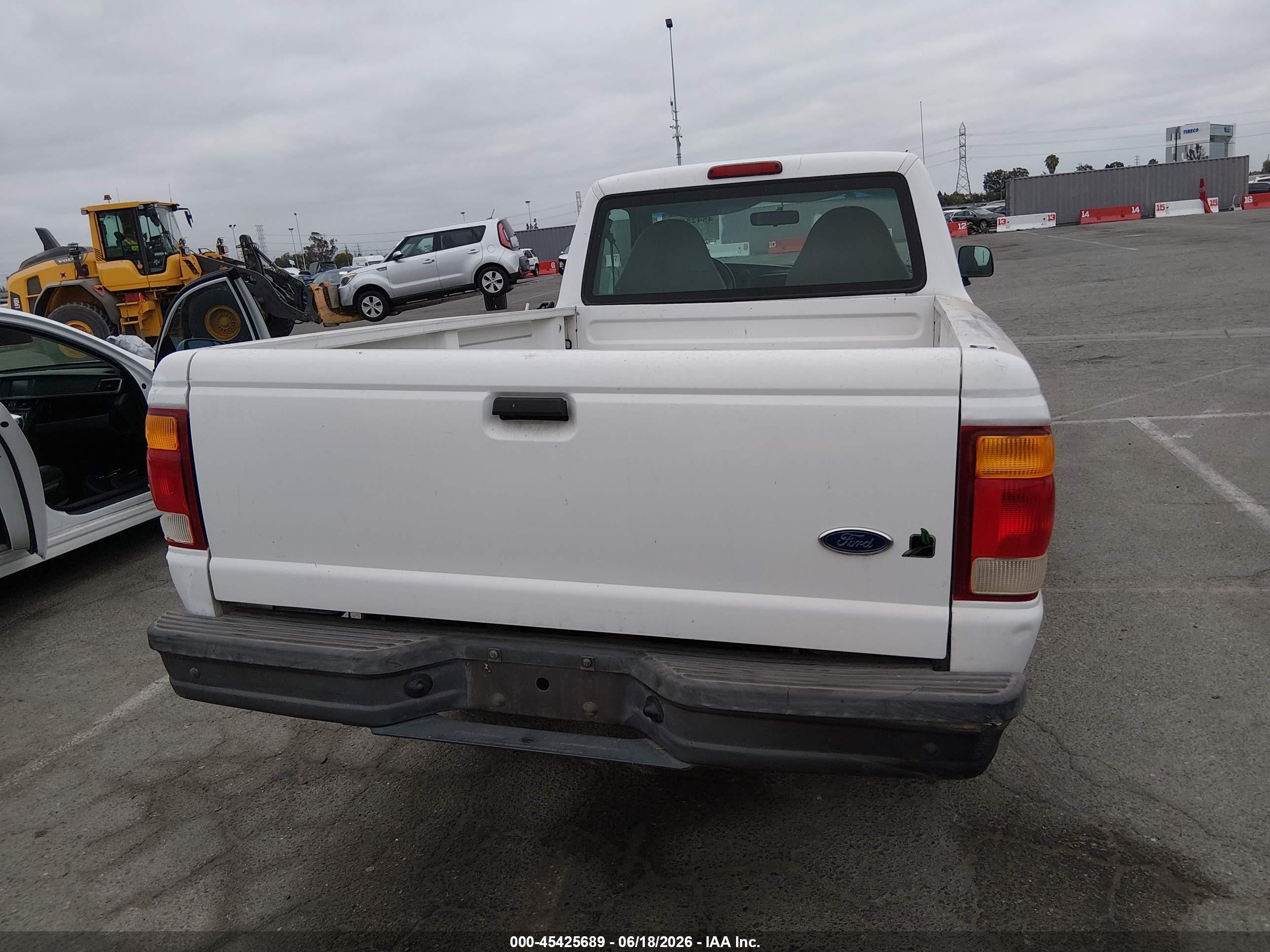 1999 Ford Ranger Xl/xlt White vin: 1FTYR10V8XUB85914