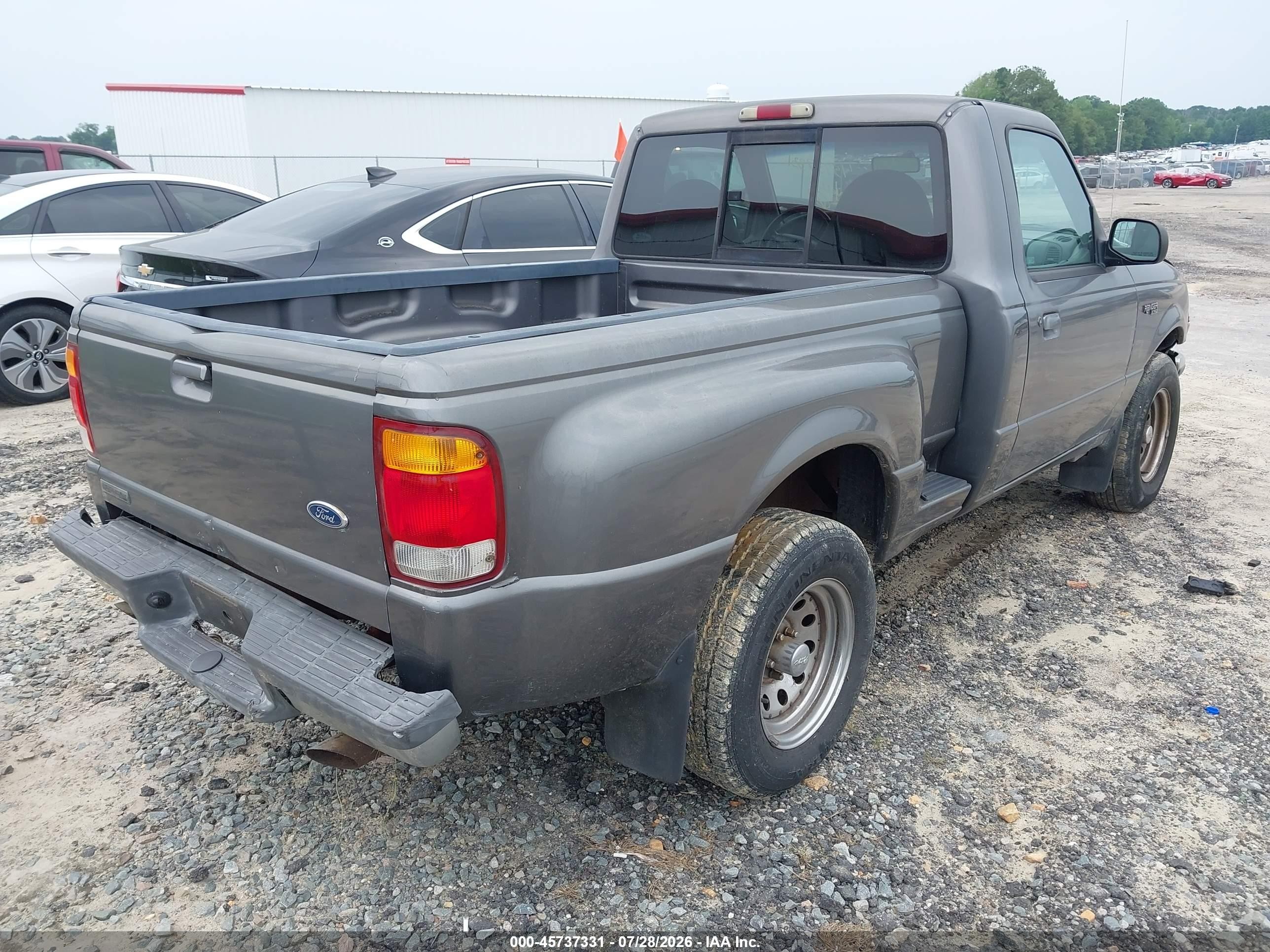 1998 Ford Ranger Splash/xl/xlt Серый vin: 1FTYR10X3WPA25664