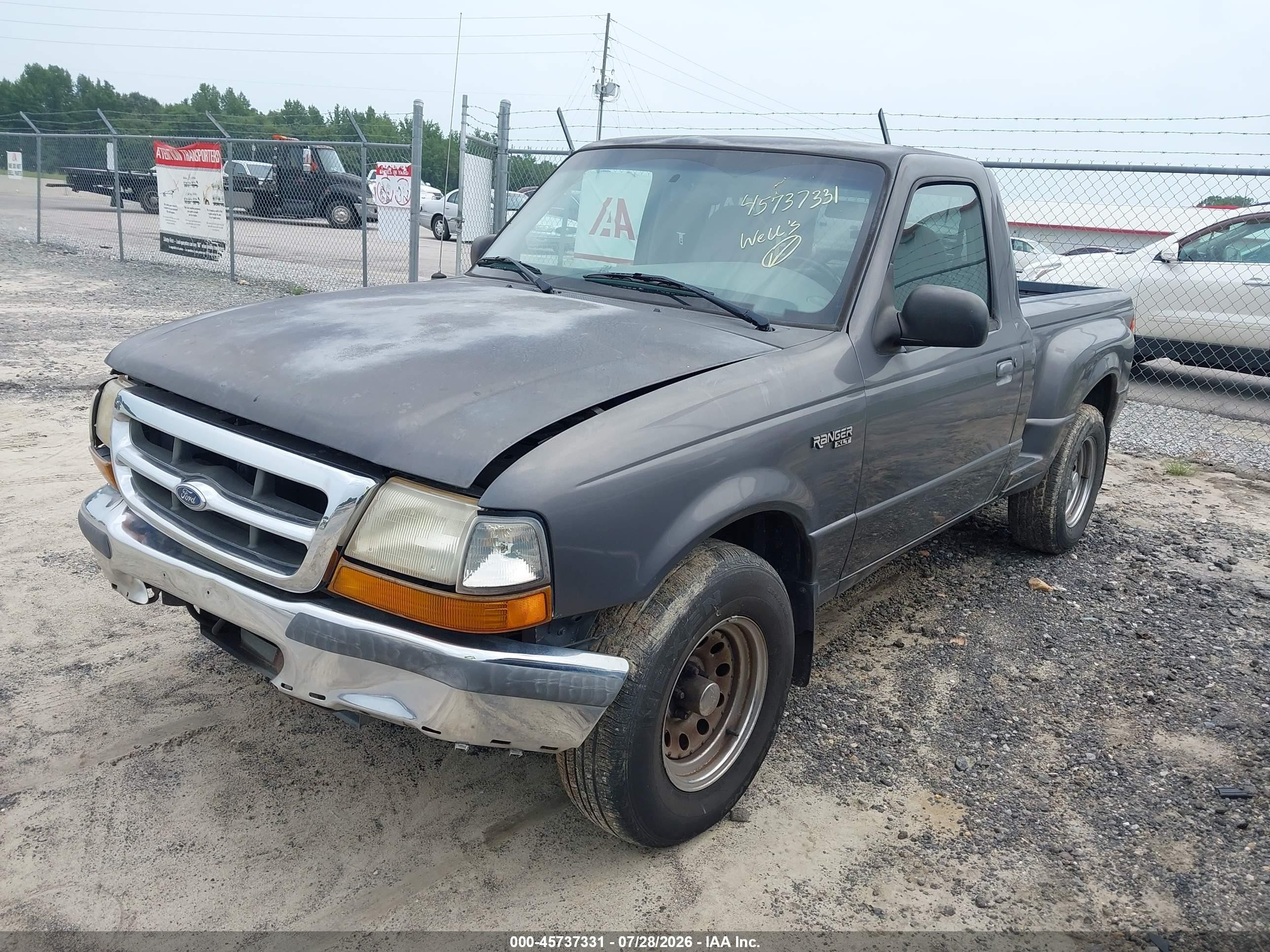 1998 Ford Ranger Splash/xl/xlt Серый vin: 1FTYR10X3WPA25664