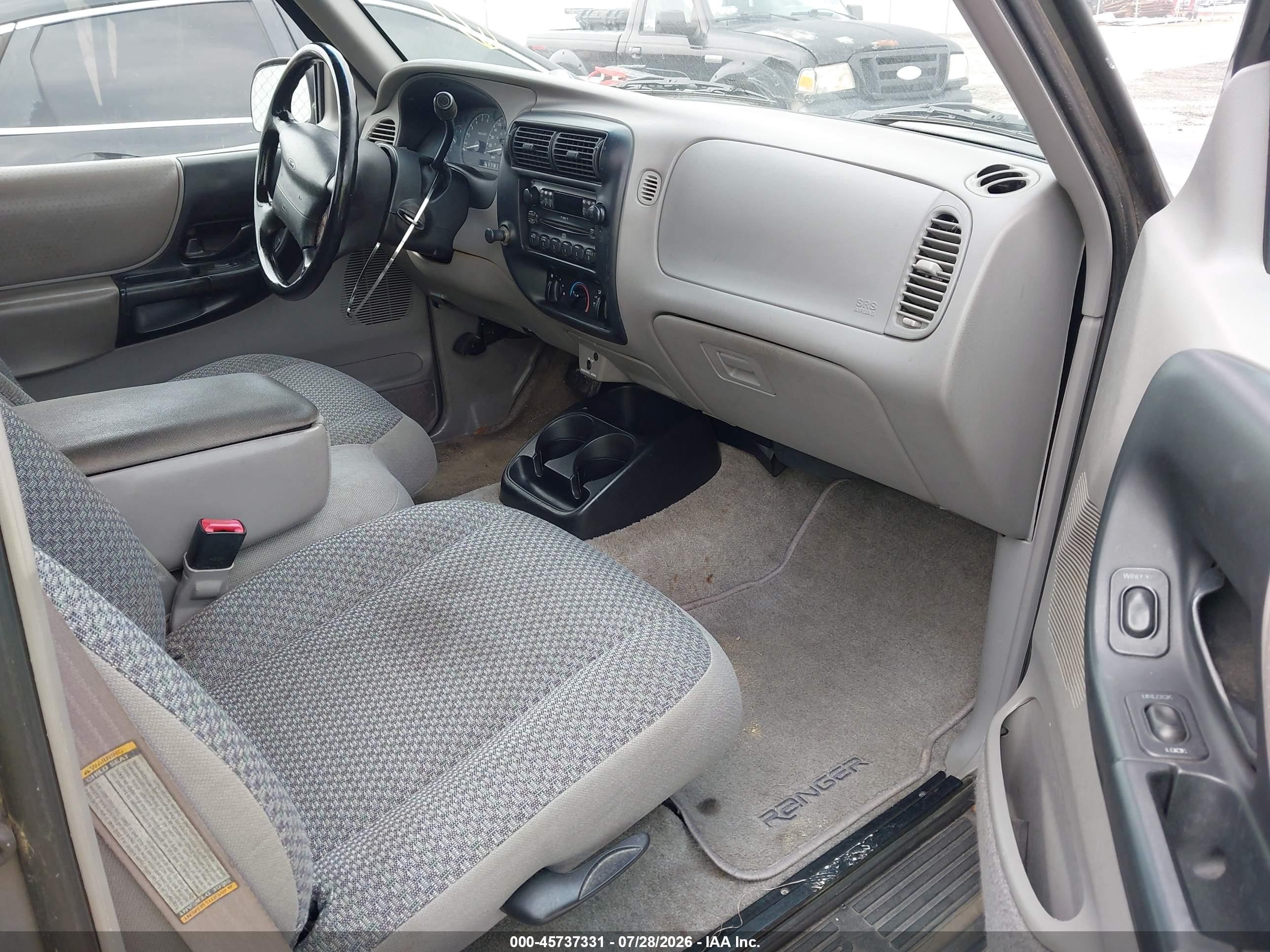 1998 Ford Ranger Splash/xl/xlt Серый vin: 1FTYR10X3WPA25664