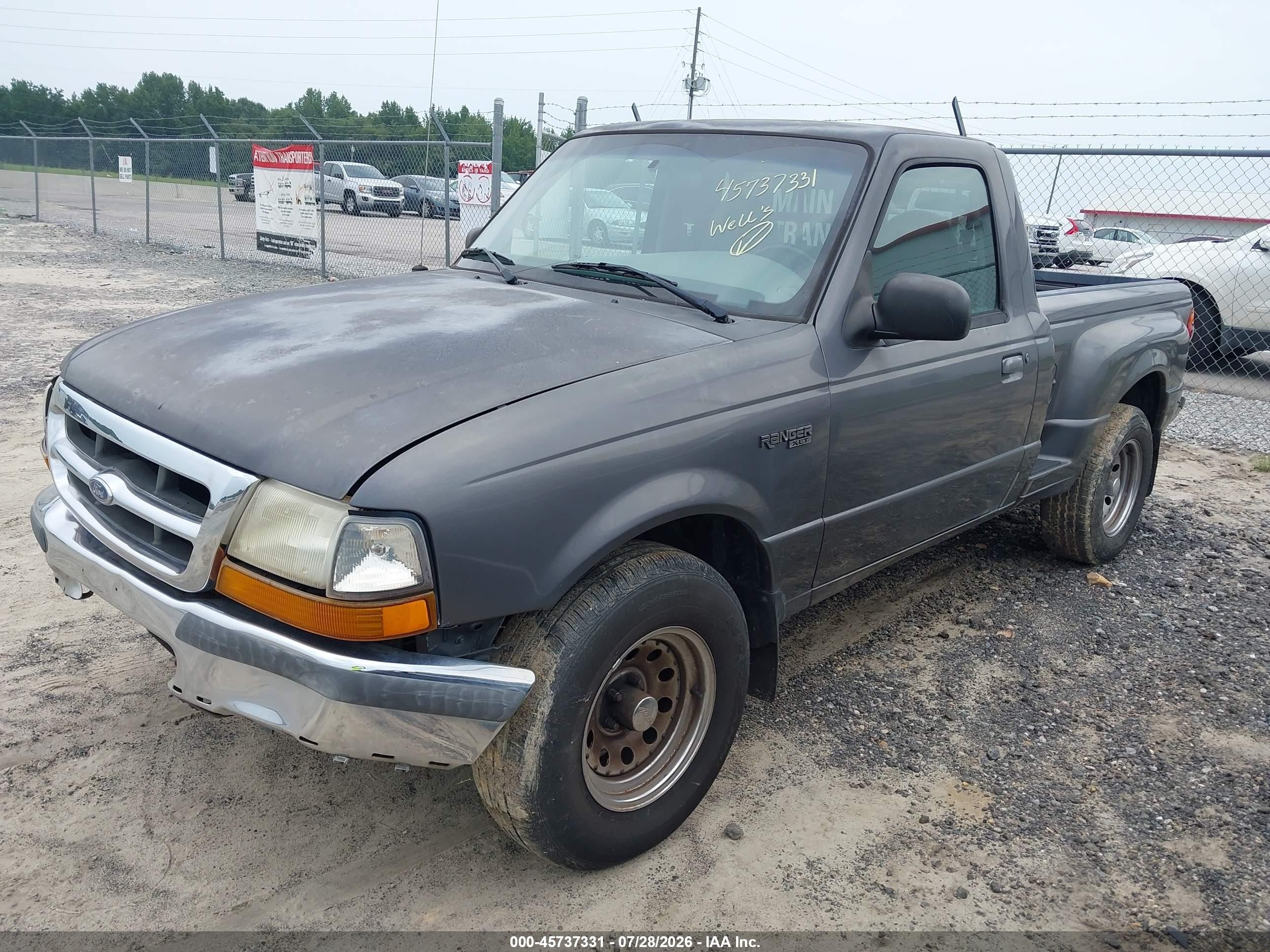 1998 Ford Ranger Splash/xl/xlt Серый vin: 1FTYR10X3WPA25664