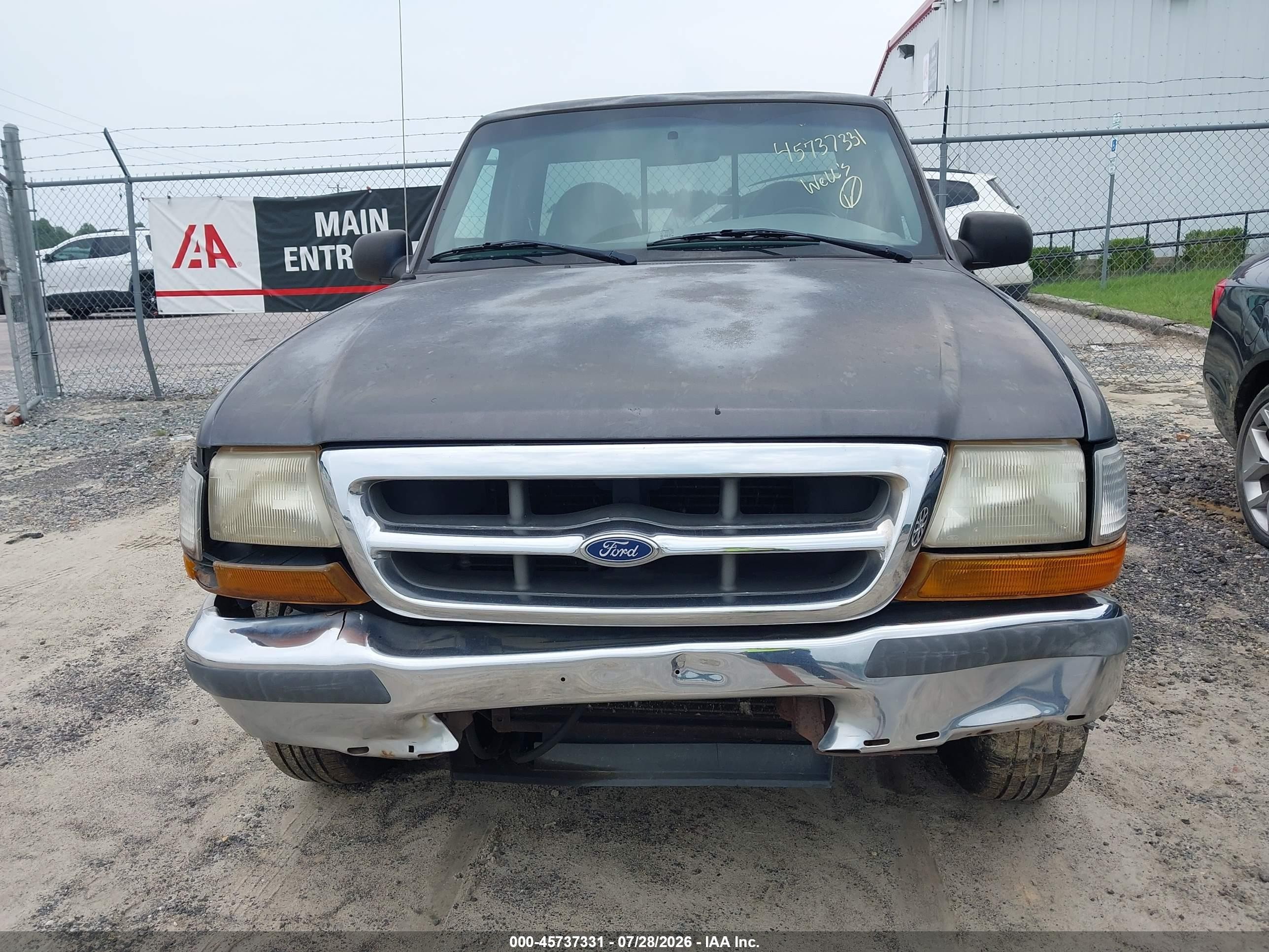 1998 Ford Ranger Splash/xl/xlt Серый vin: 1FTYR10X3WPA25664
