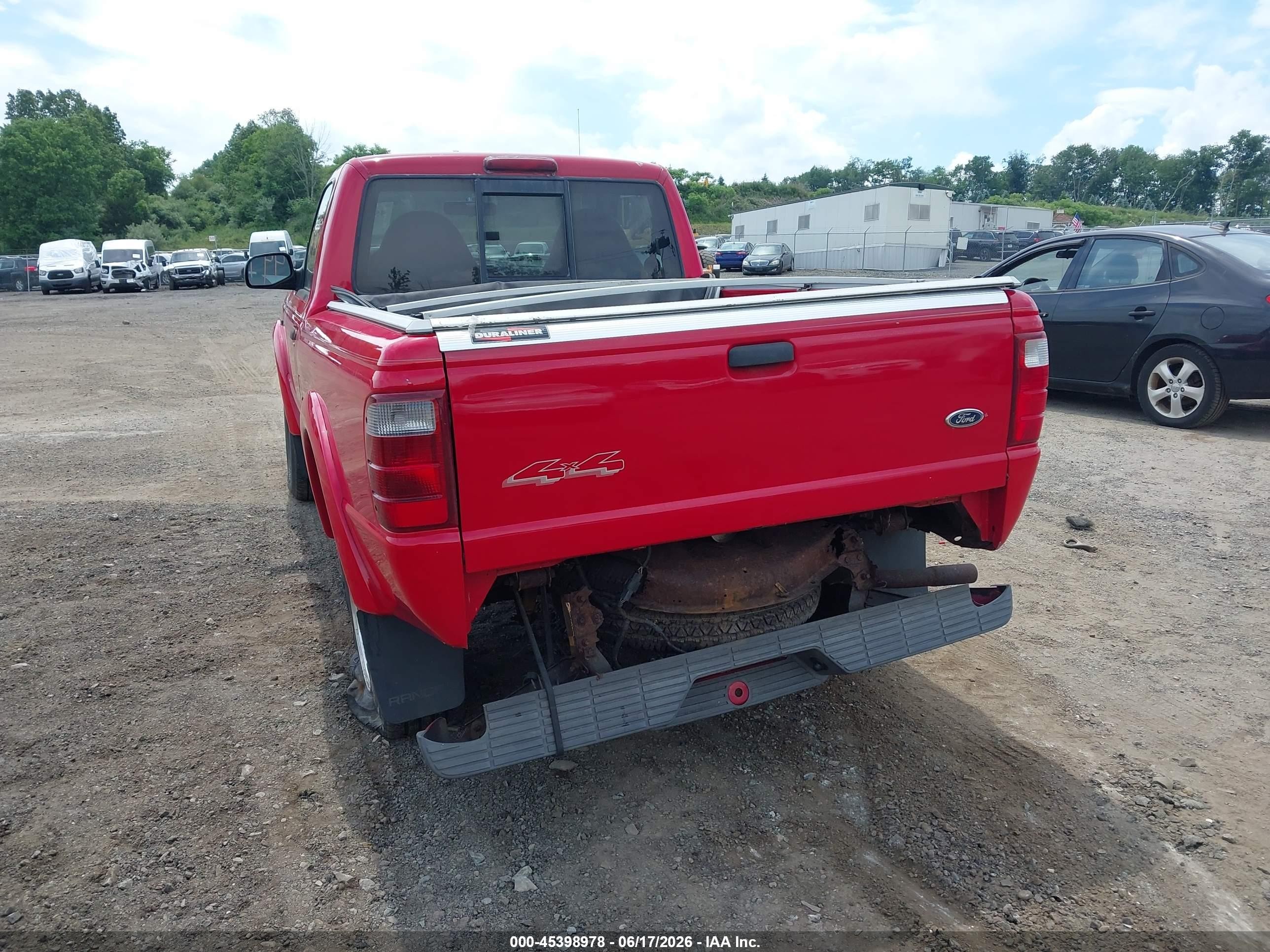 2001 Ford Ranger Edge Red vin: 1FTYR11E31TA91418