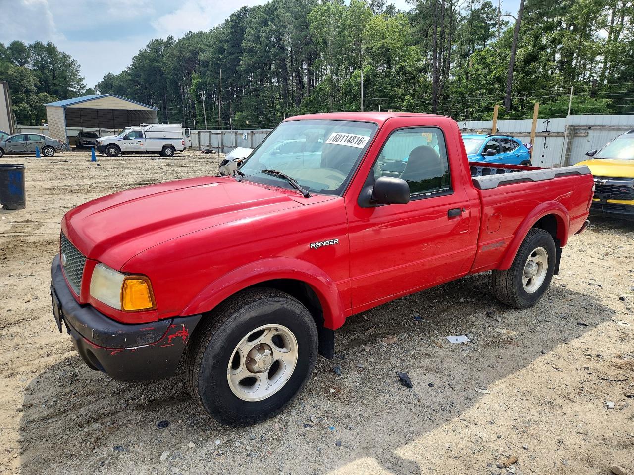 2002 Ford Ranger Красный vin: 1FTYR11U02TA04700