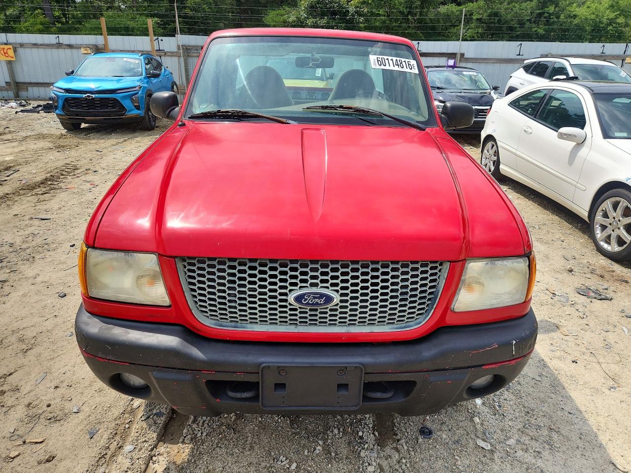 2002 Ford Ranger Red vin: 1FTYR11U02TA04700