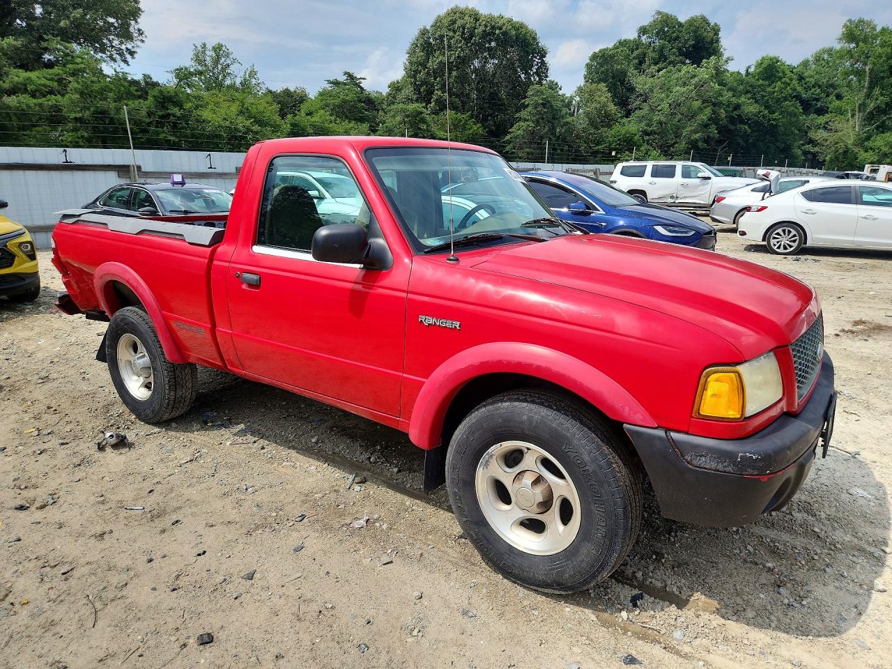 2002 Ford Ranger Red vin: 1FTYR11U02TA04700