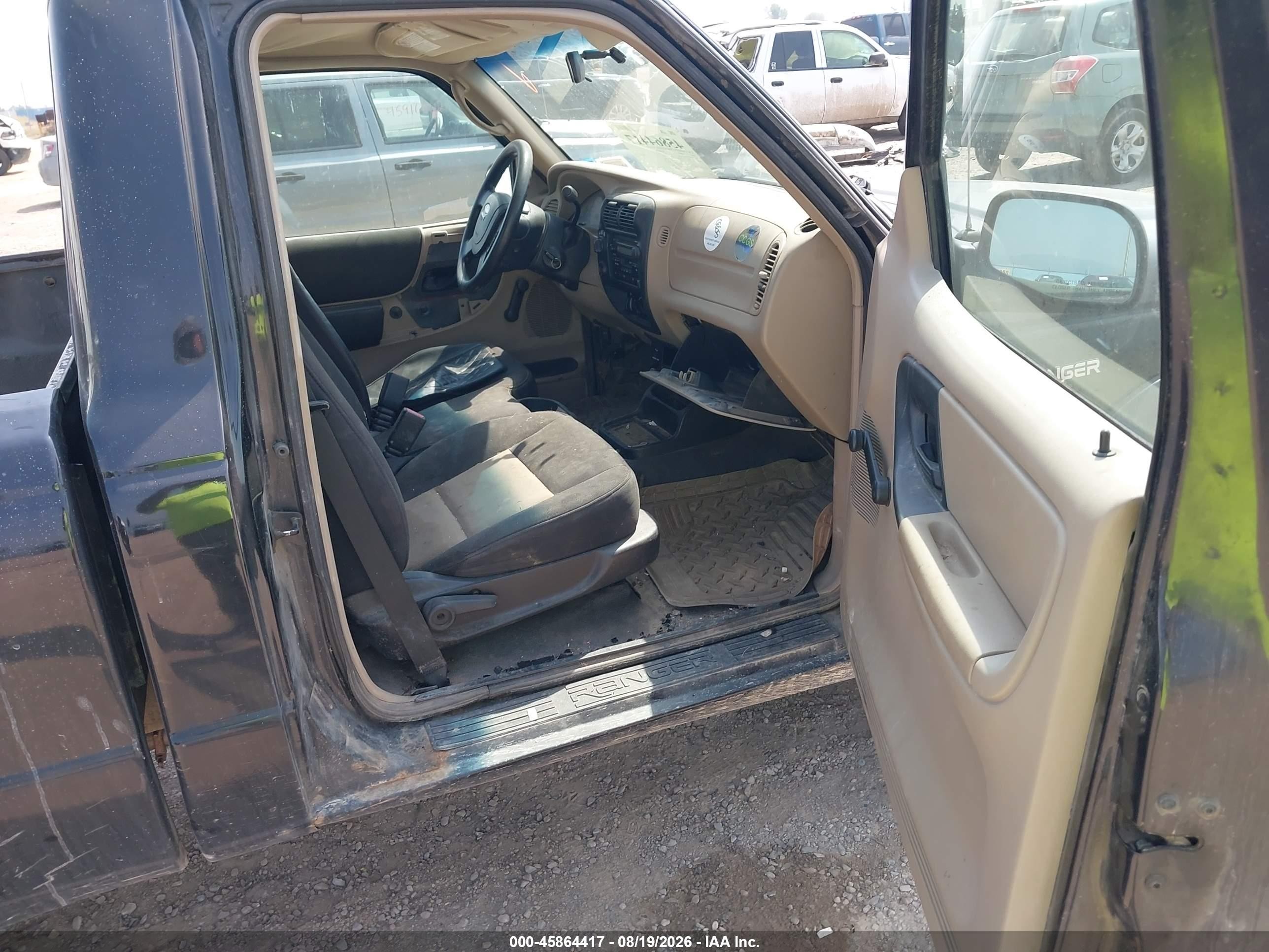 2004 Ford Ranger Edge Black vin: 1FTYR11U04TA13660