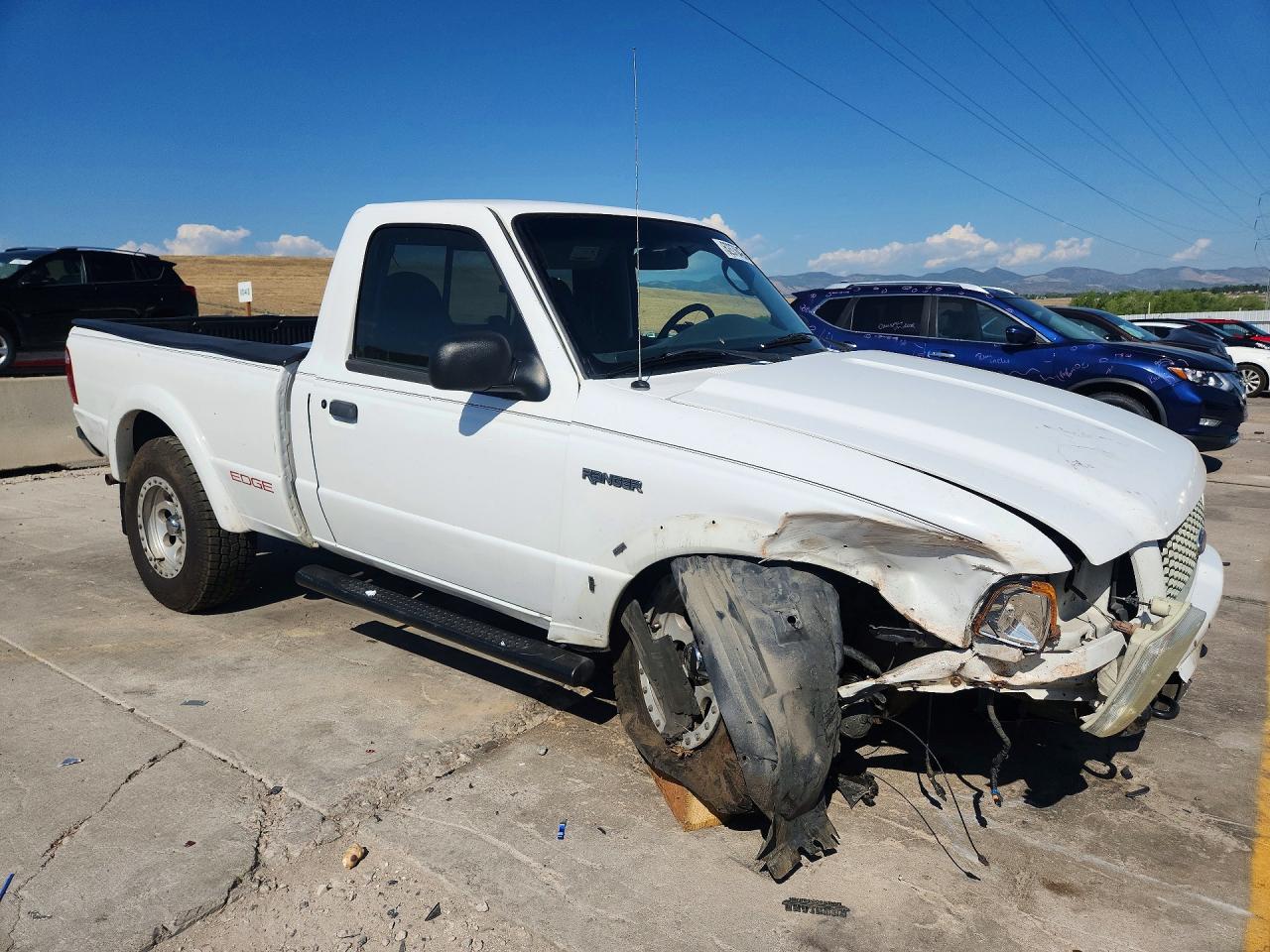 2003 Ford Ranger White vin: 1FTYR11U13TA05128