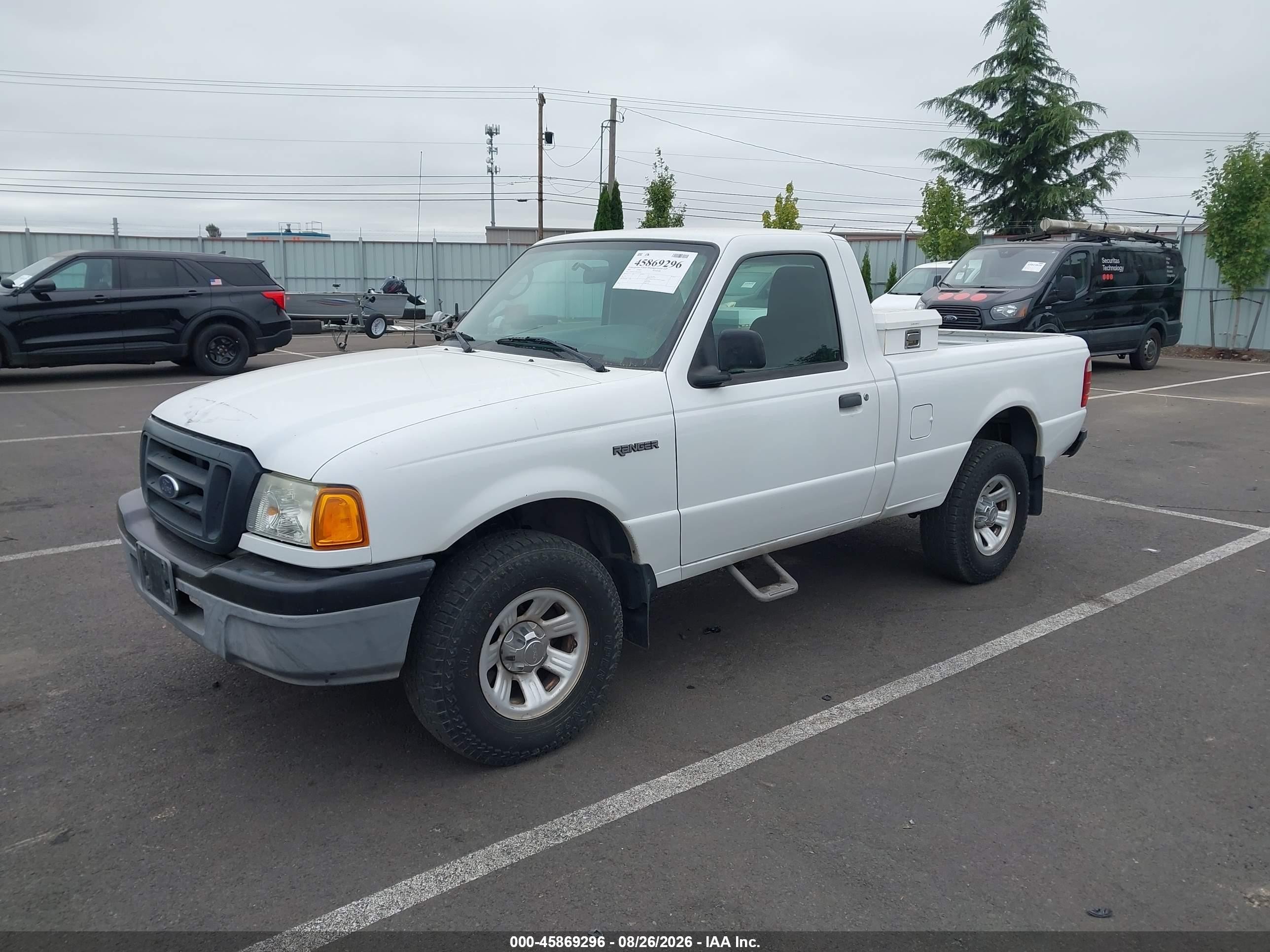 2005 Ford Ranger Edge/xl/xlt Белый vin: 1FTYR11U15PA52090