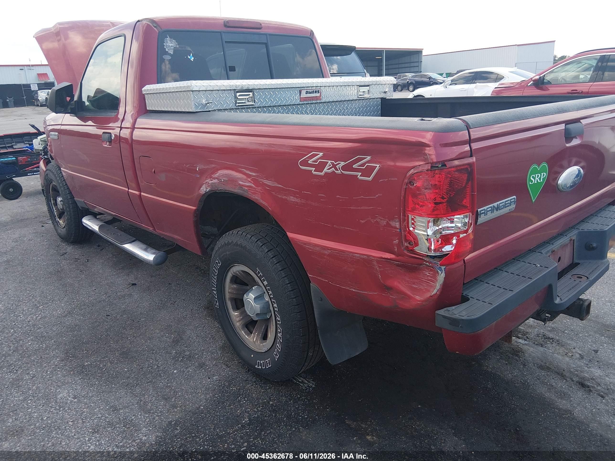 2006 Ford Ranger Sport/xl/xlt Red vin: 1FTYR11U16PA91764