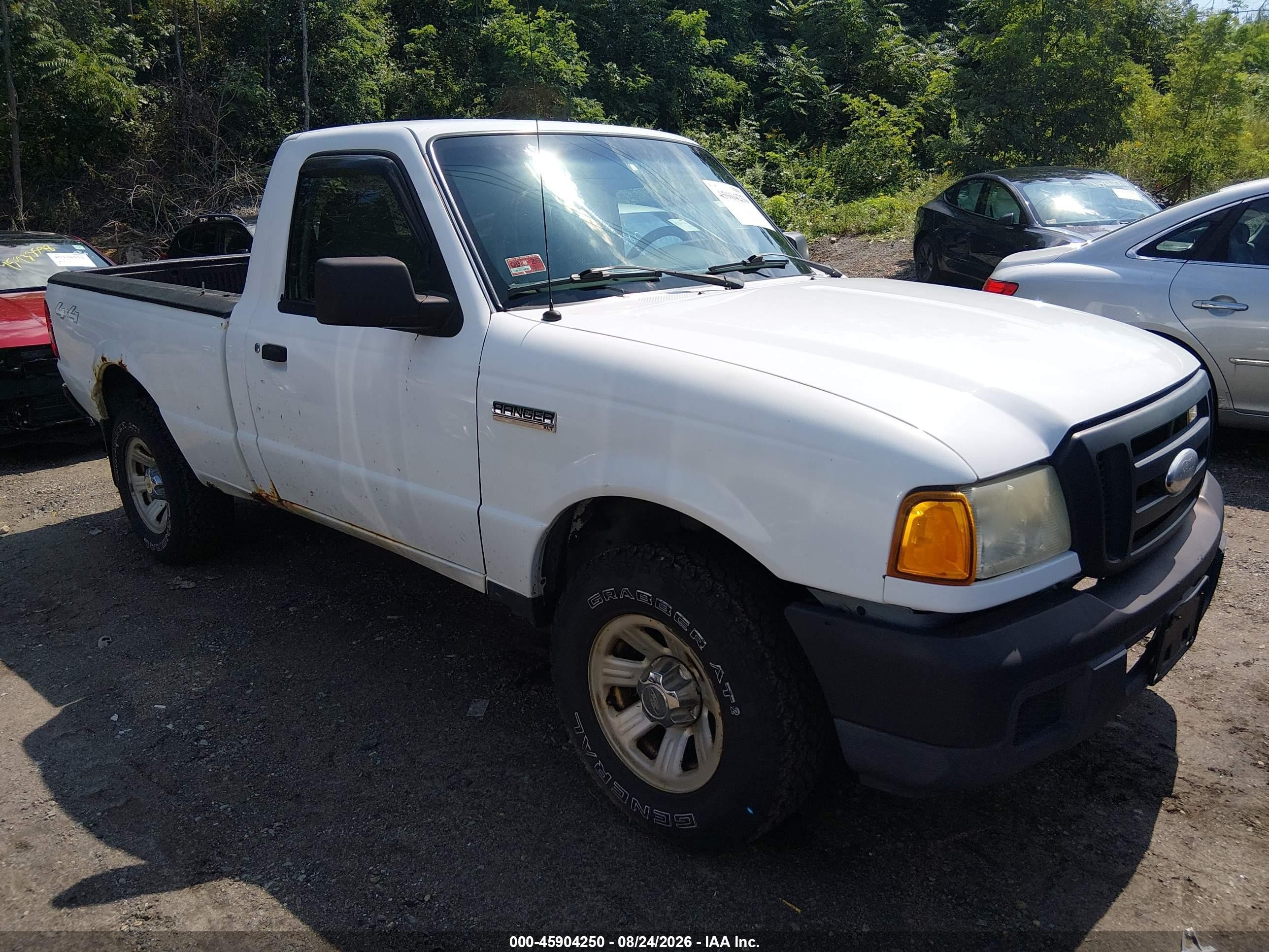2006 Ford Ranger Sport/xl/xlt White vin: 1FTYR11U26PA50981