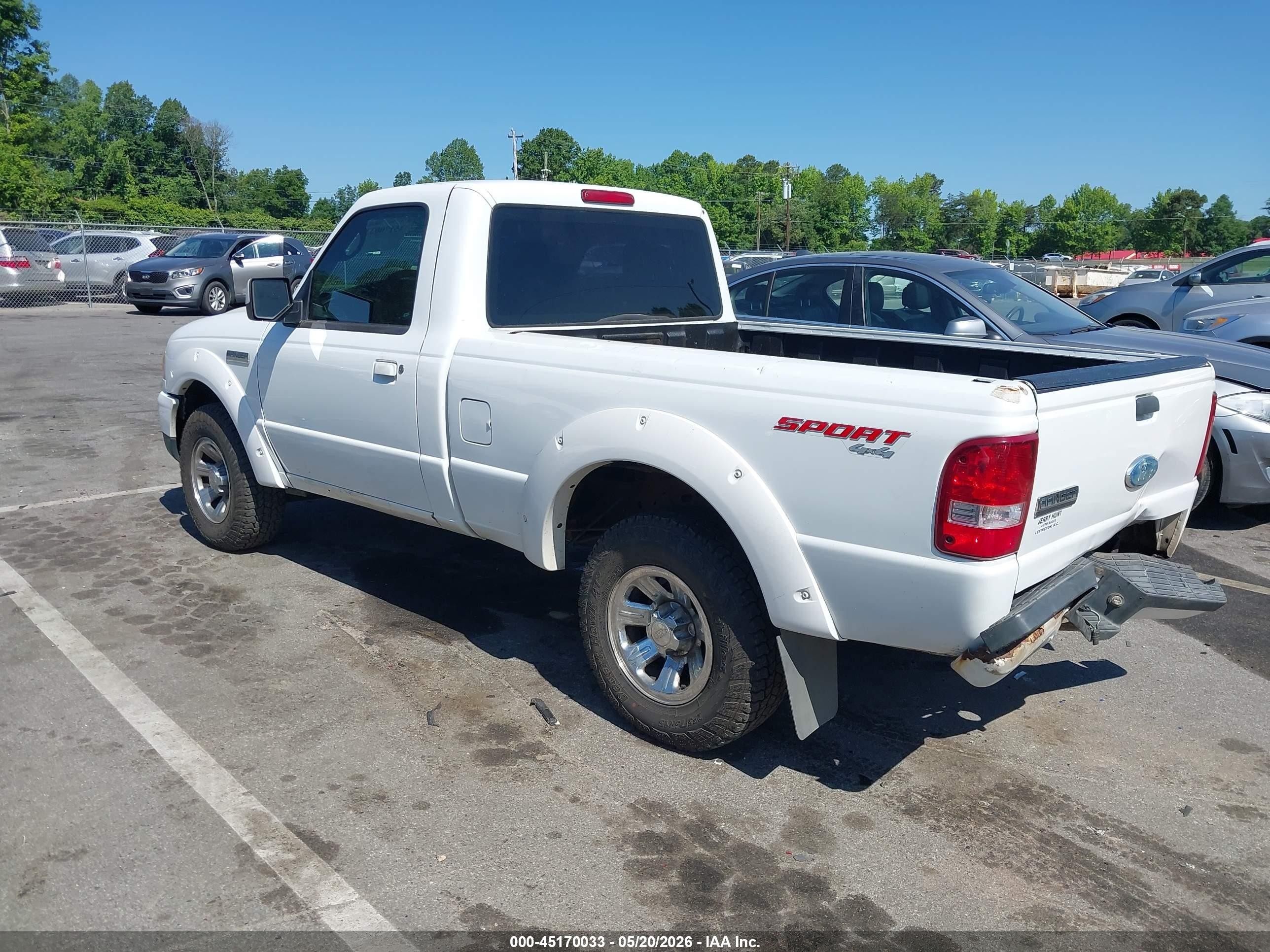 2007 Ford Ranger Sport/xl/xlt White vin: 1FTYR11U37PA47069