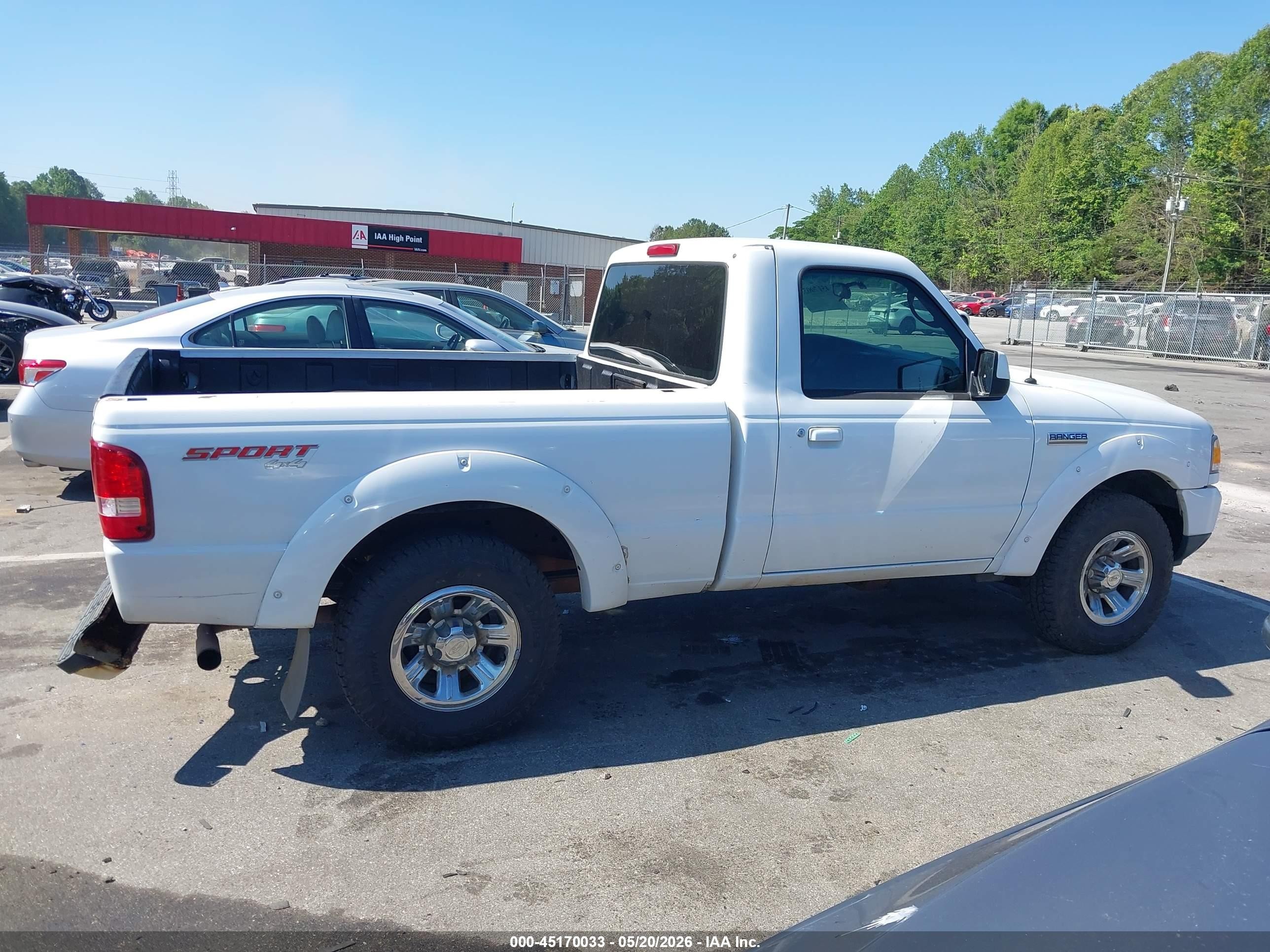 2007 Ford Ranger Sport/xl/xlt White vin: 1FTYR11U37PA47069