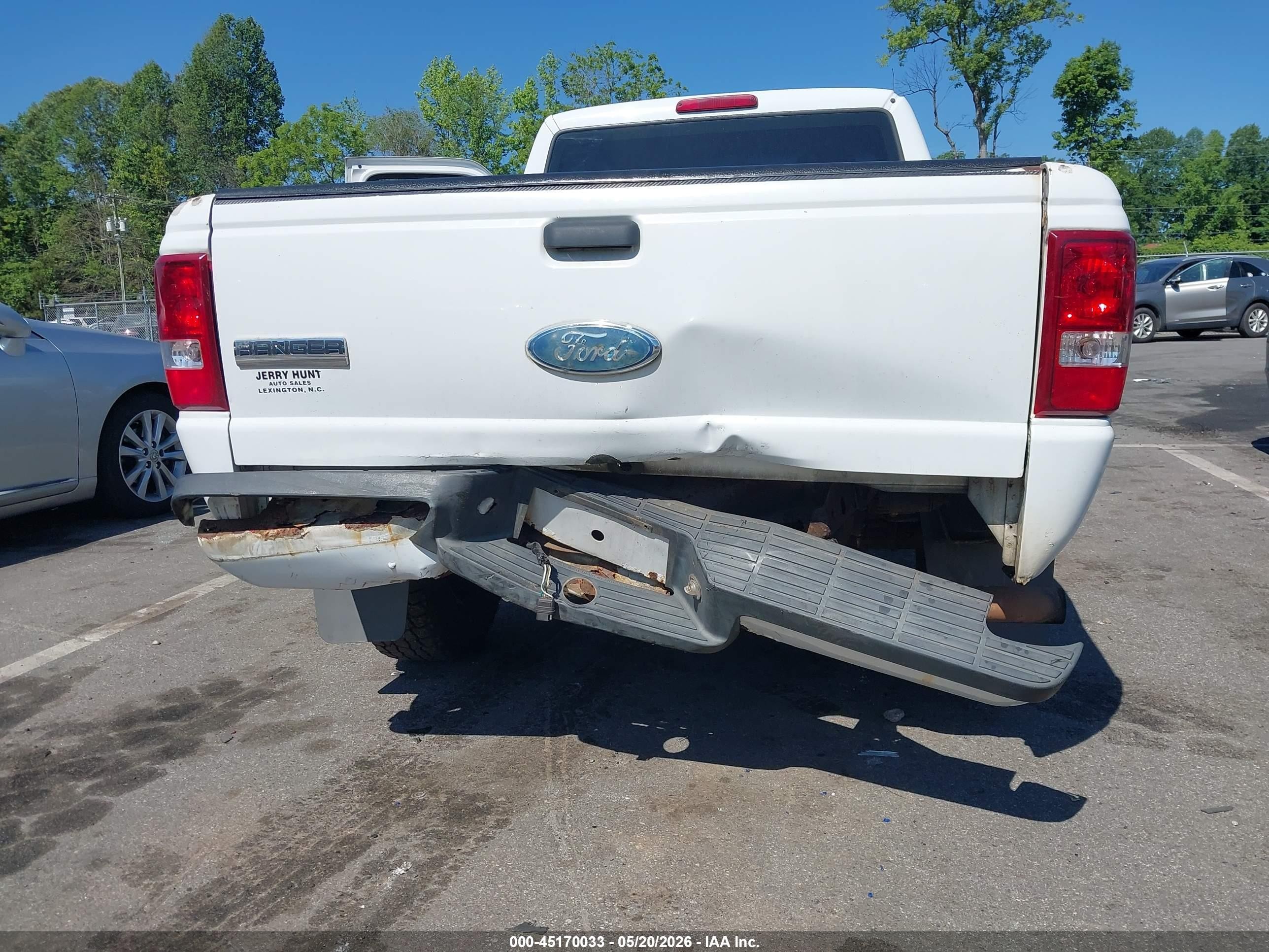 2007 Ford Ranger Sport/xl/xlt White vin: 1FTYR11U37PA47069