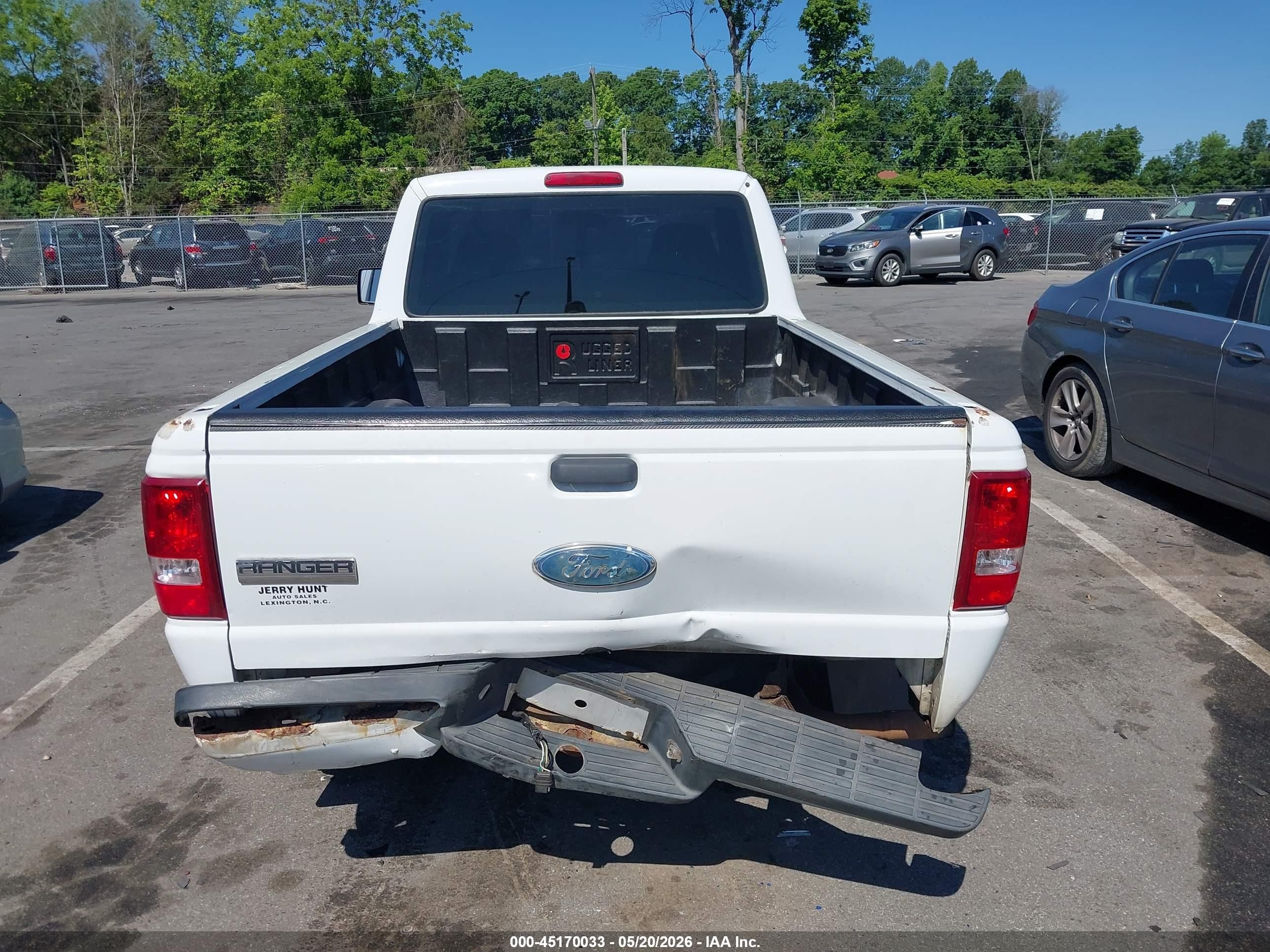 2007 Ford Ranger Sport/xl/xlt White vin: 1FTYR11U37PA47069