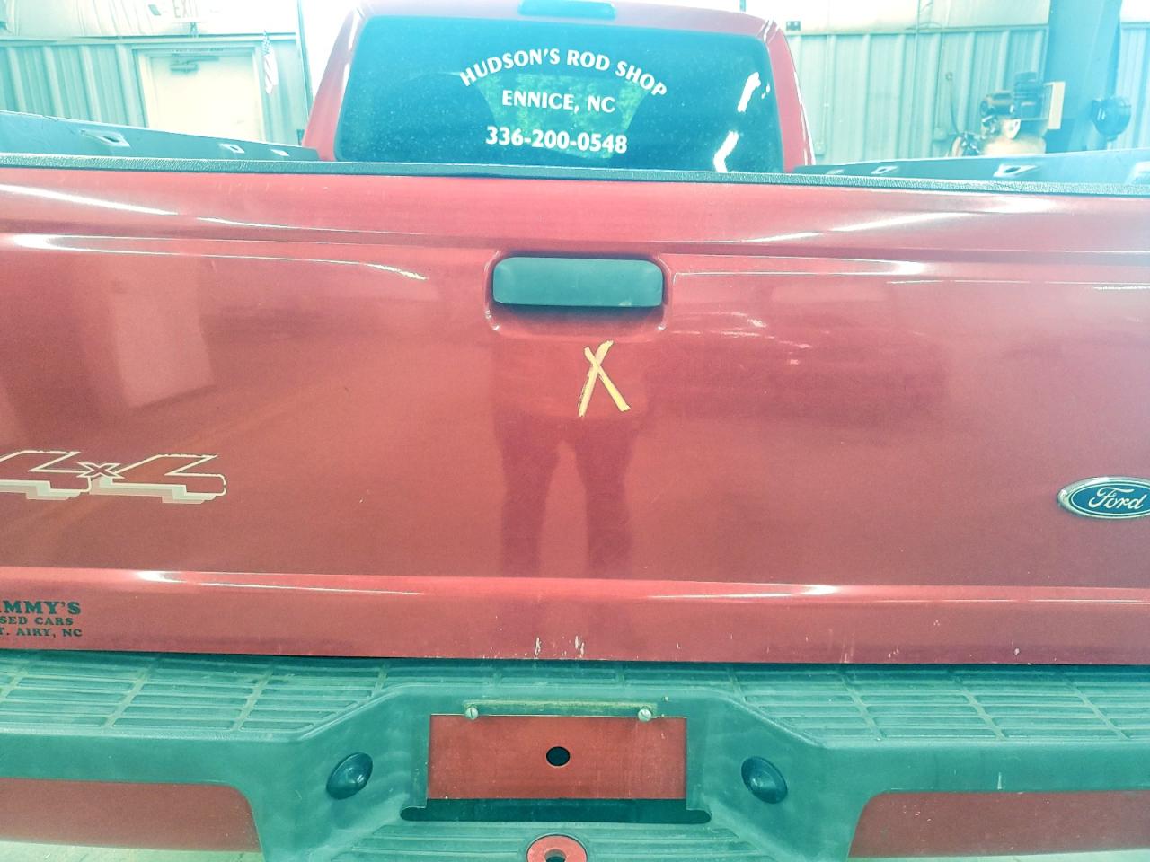 2002 Ford Ranger Красный vin: 1FTYR11U42TA46738