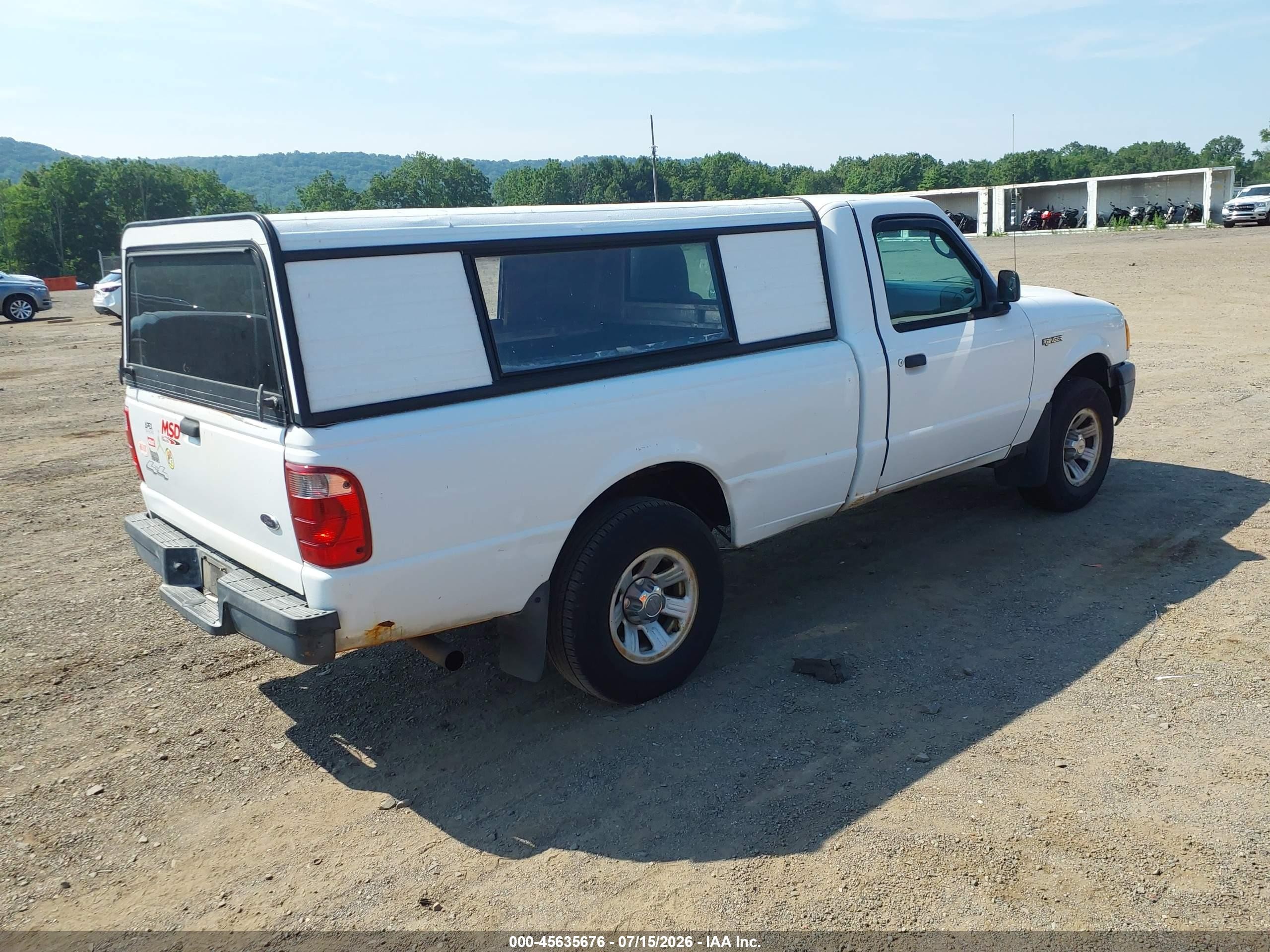 2005 Ford Ranger Edge/xl/xlt White vin: 1FTYR11U75PB07822