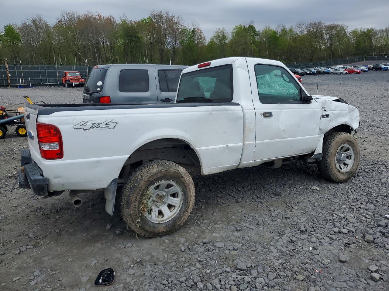 2006 Ford Ranger White vin: 1FTYR11U76PA68442
