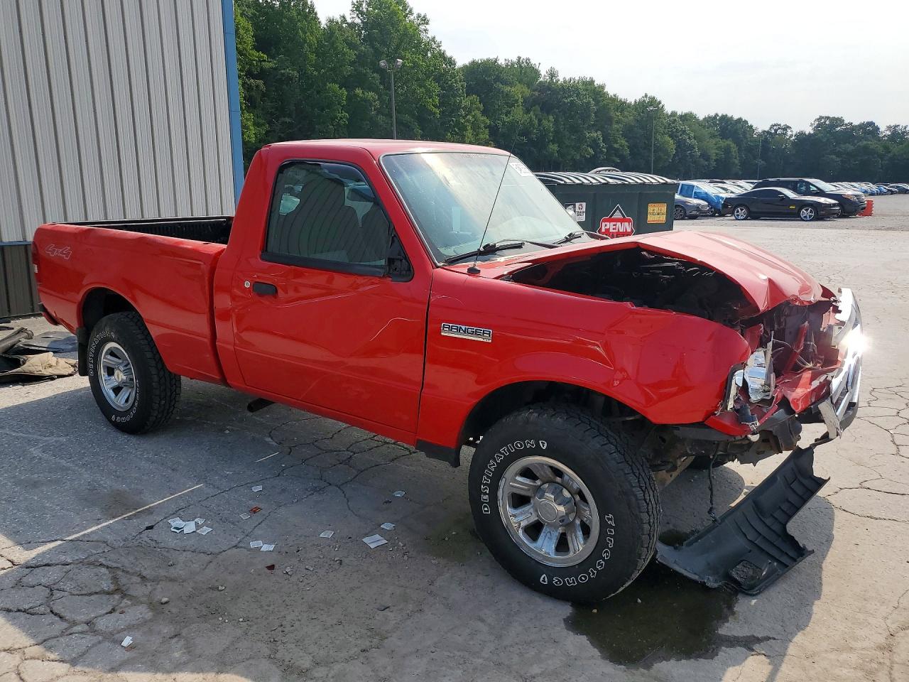 2006 Ford Ranger Red vin: 1FTYR11U86PA73665