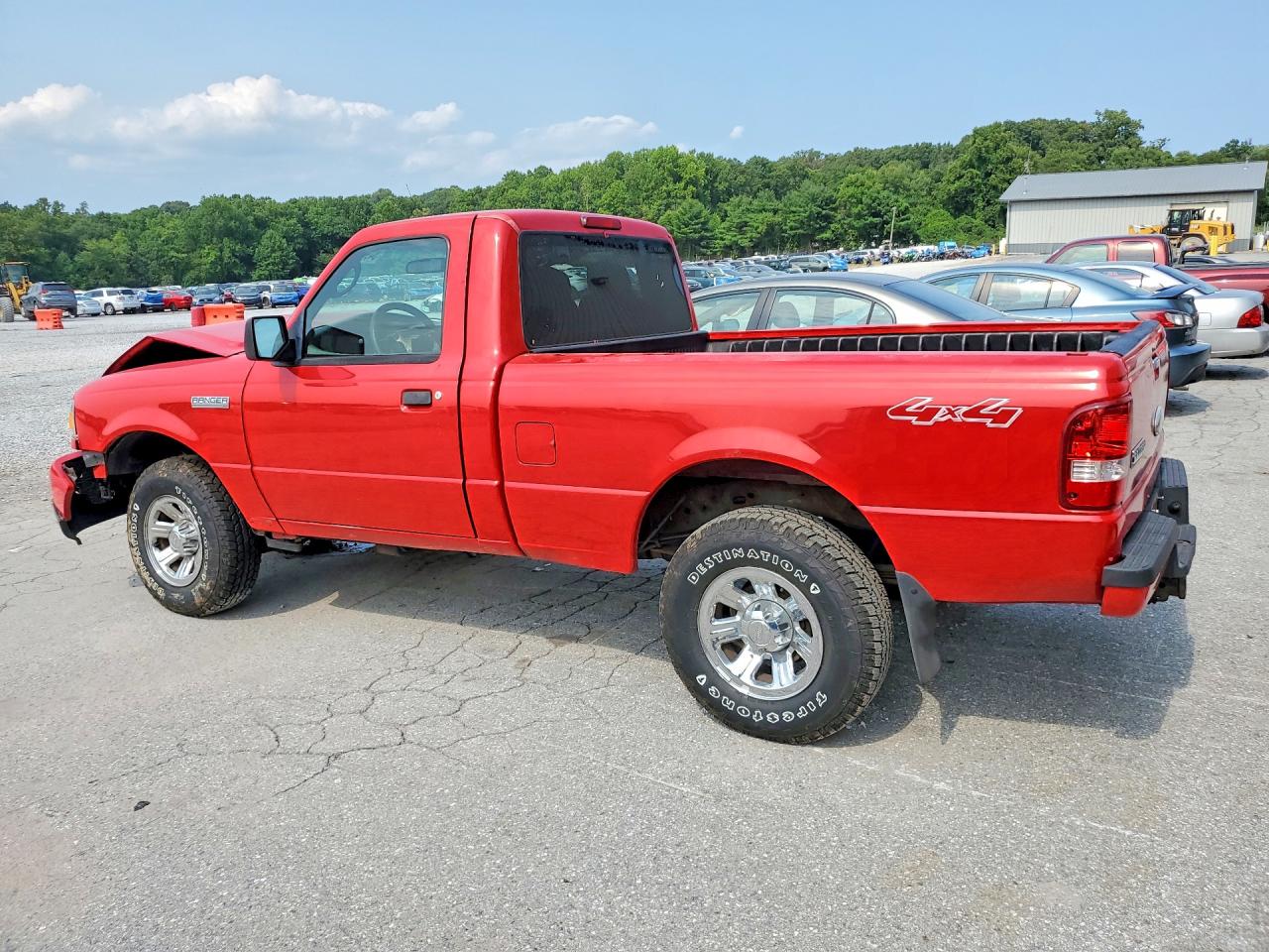 2006 Ford Ranger Red vin: 1FTYR11U86PA73665