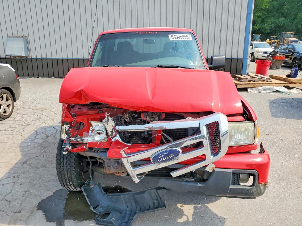 2006 Ford Ranger Red vin: 1FTYR11U86PA73665