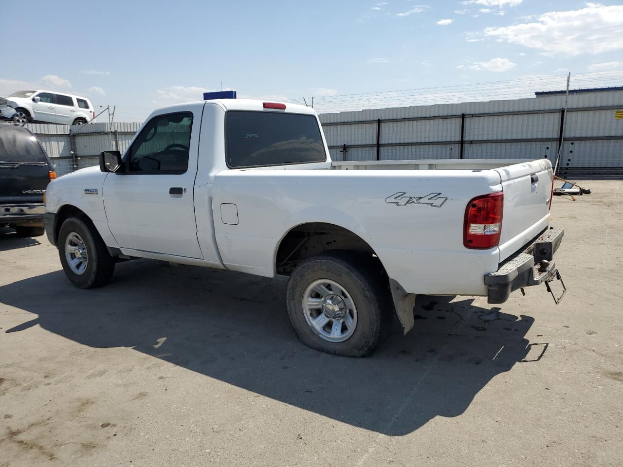 2007 Ford Ranger White vin: 1FTYR11U87PA97708