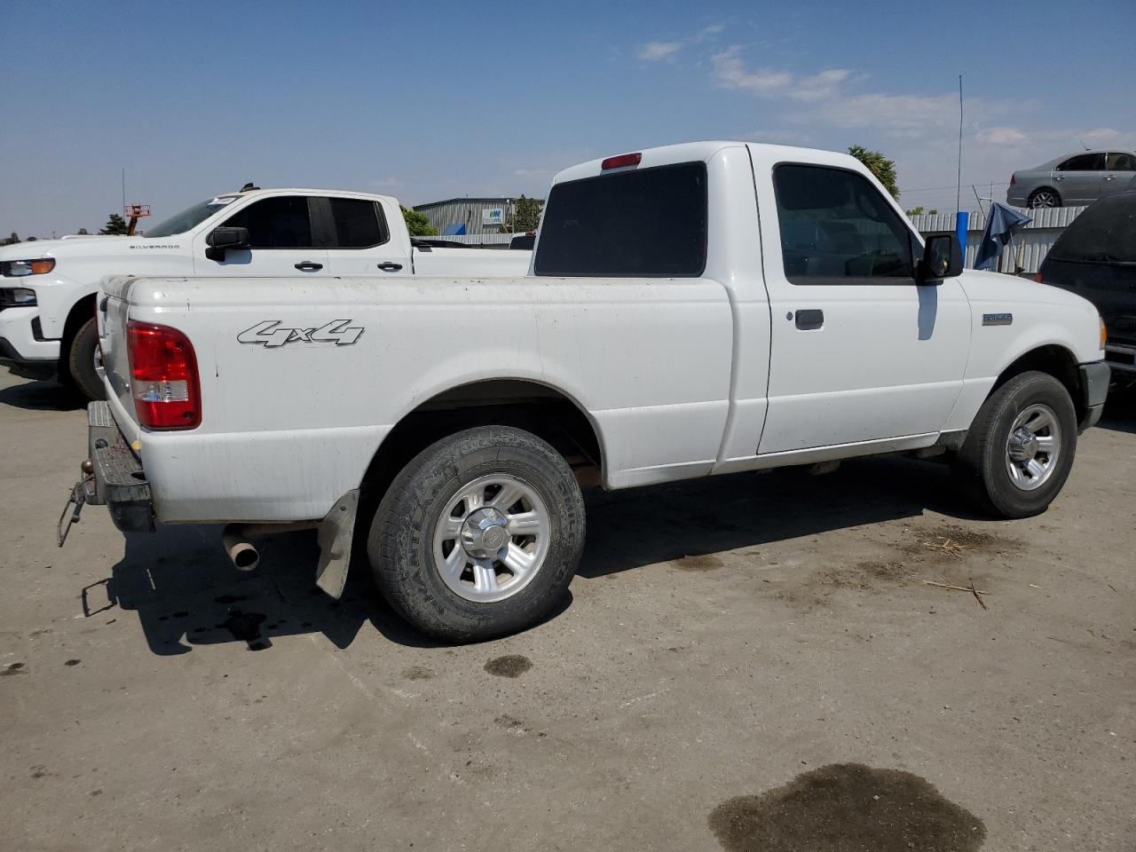 2007 Ford Ranger White vin: 1FTYR11U87PA97708