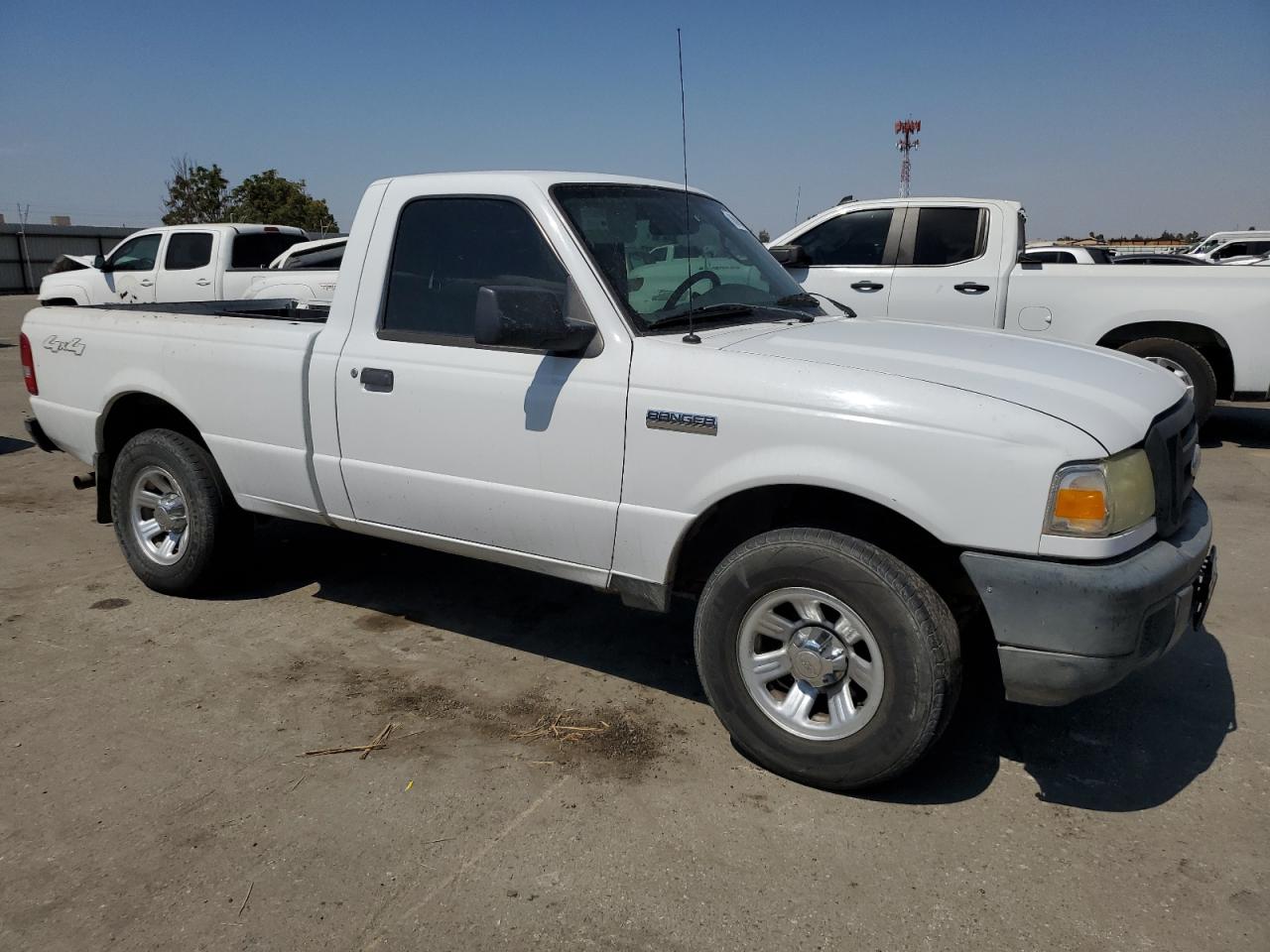 2007 Ford Ranger White vin: 1FTYR11U87PA97708