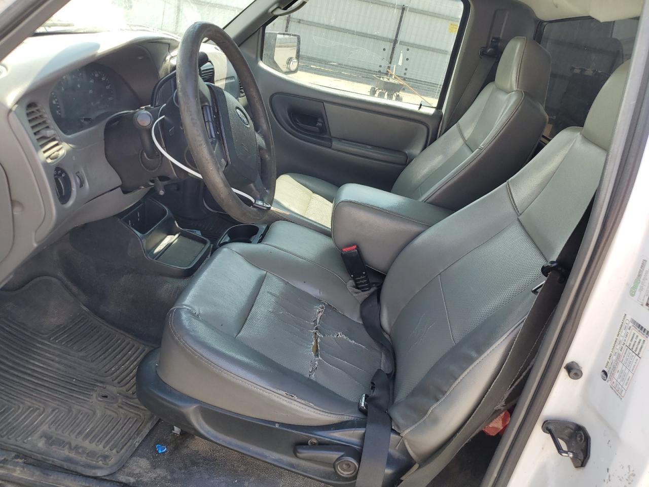 2007 Ford Ranger White vin: 1FTYR11U87PA97708