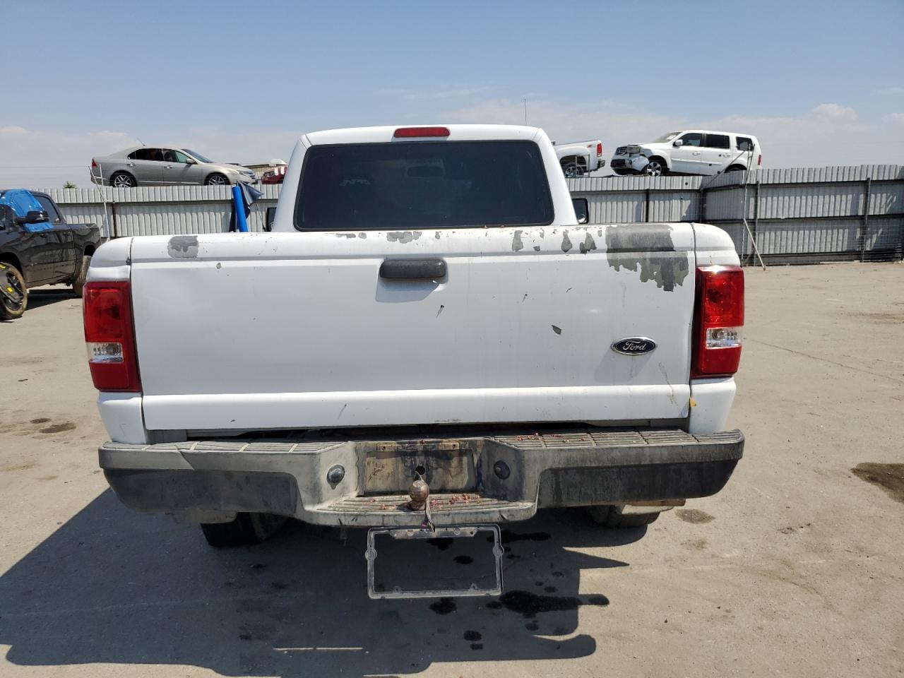 2007 Ford Ranger White vin: 1FTYR11U87PA97708