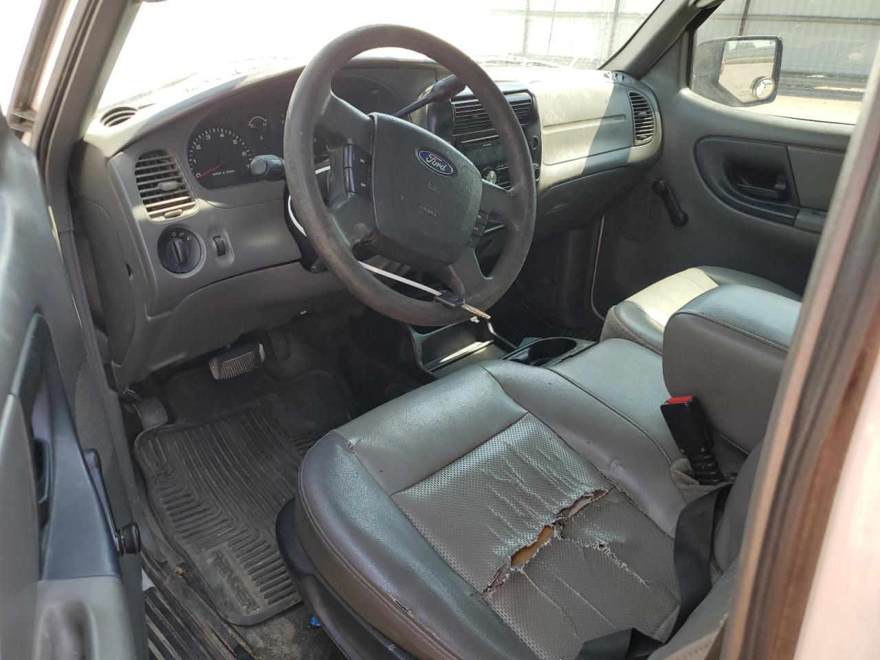 2007 Ford Ranger White vin: 1FTYR11U87PA97708