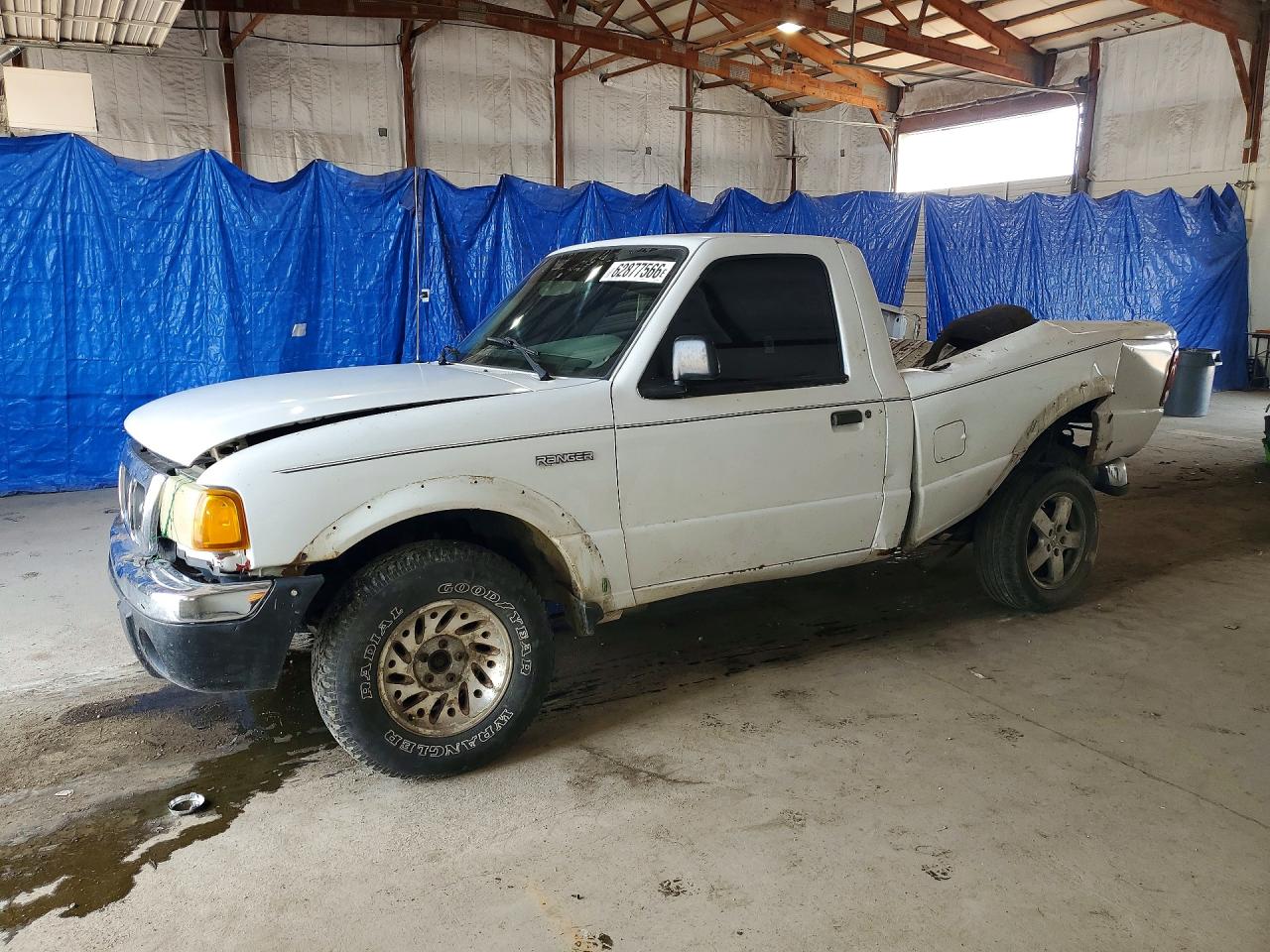 2000 Ford Ranger Xlt White vin: 1FTYR11V0YTA96649