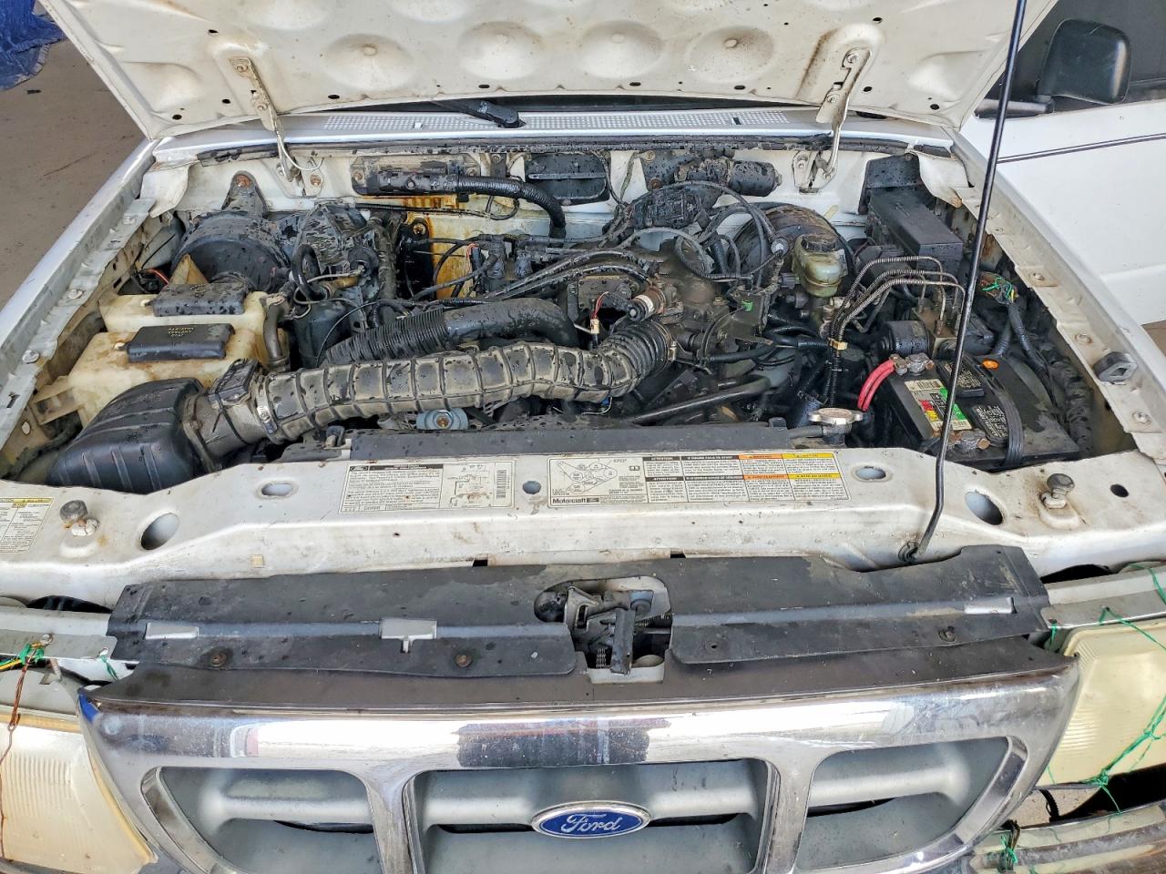 2000 Ford Ranger Xlt White vin: 1FTYR11V0YTA96649