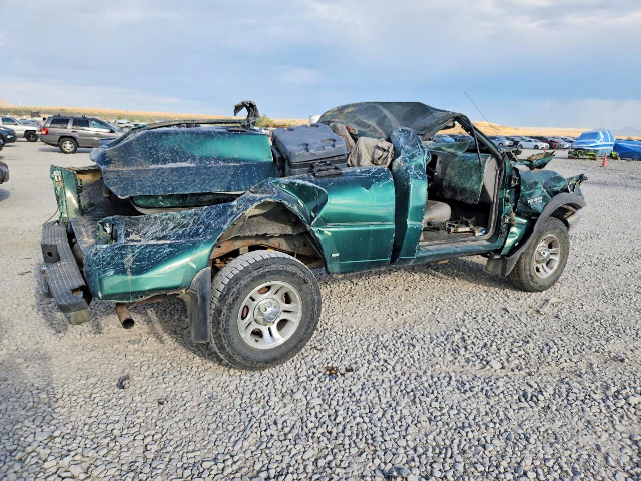 2000 Ford Ranger Green vin: 1FTYR11V2YPA20553