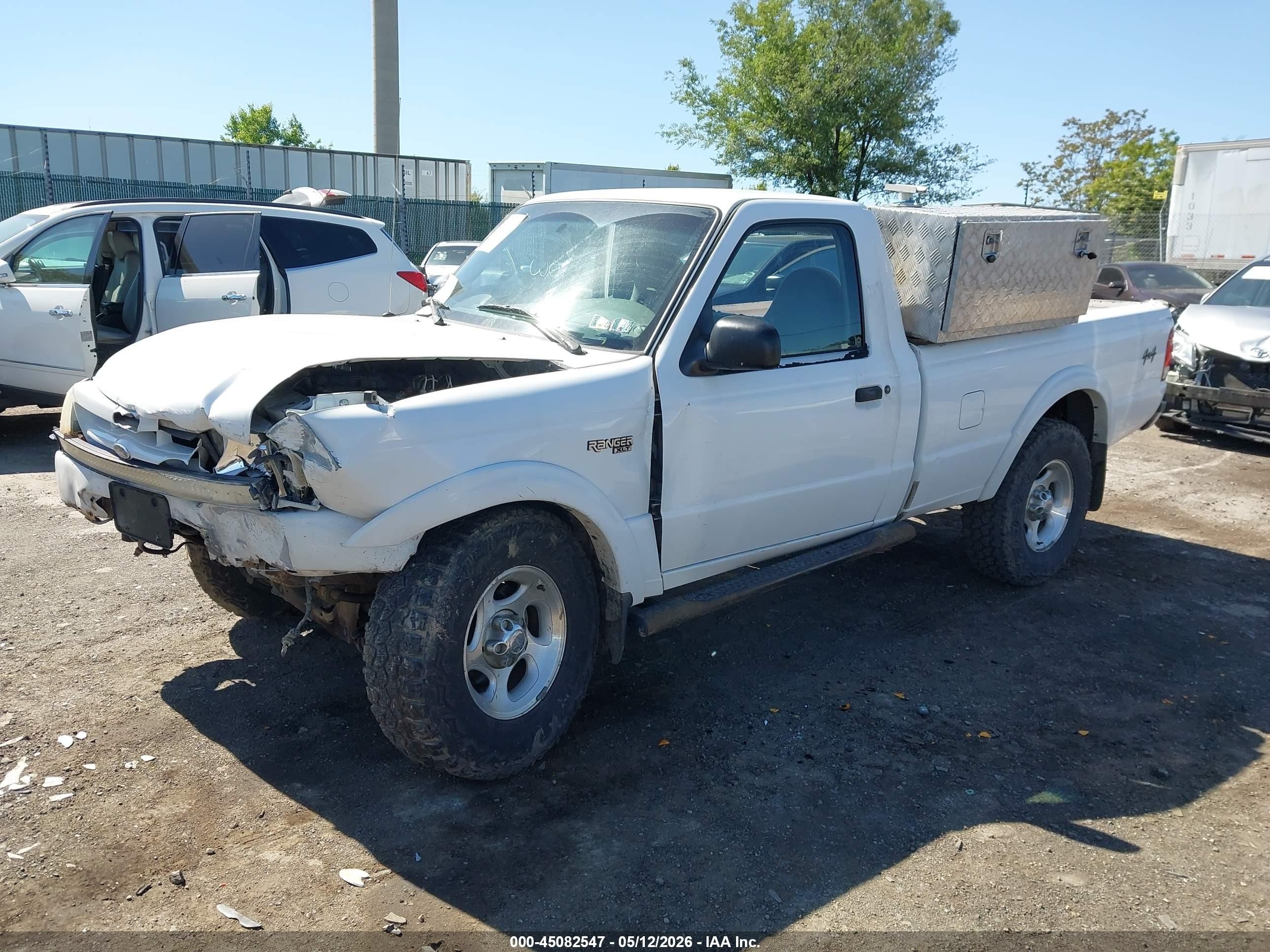 2000 Ford Ranger Xl/xlt White vin: 1FTYR11V2YPC20235