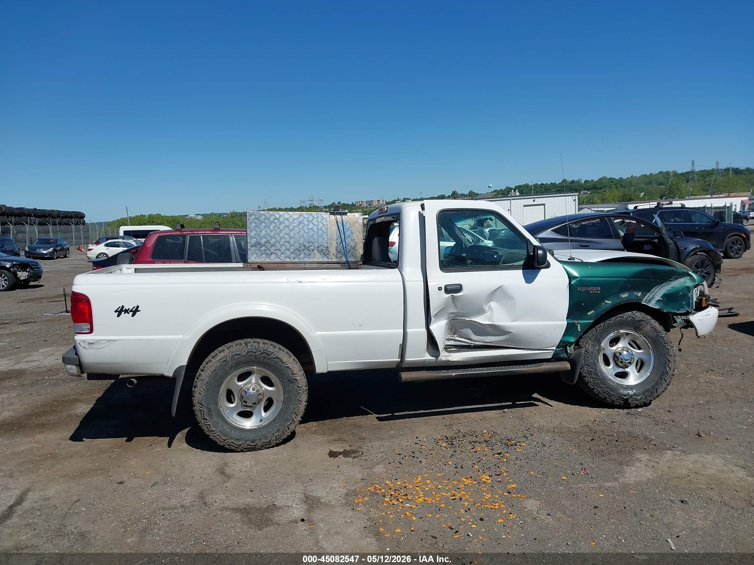 2000 Ford Ranger Xl/xlt White vin: 1FTYR11V2YPC20235