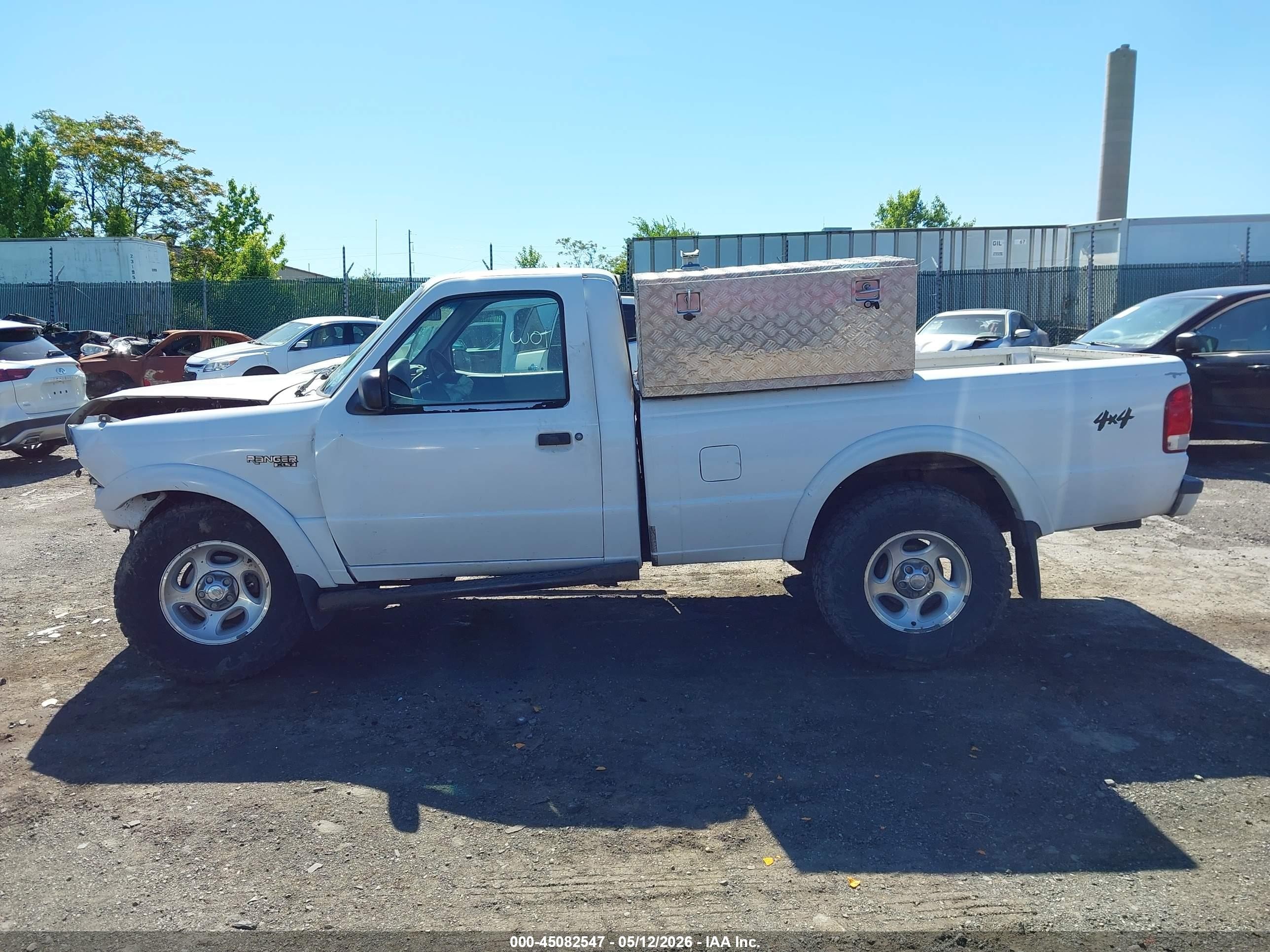 2000 Ford Ranger Xl/xlt White vin: 1FTYR11V2YPC20235