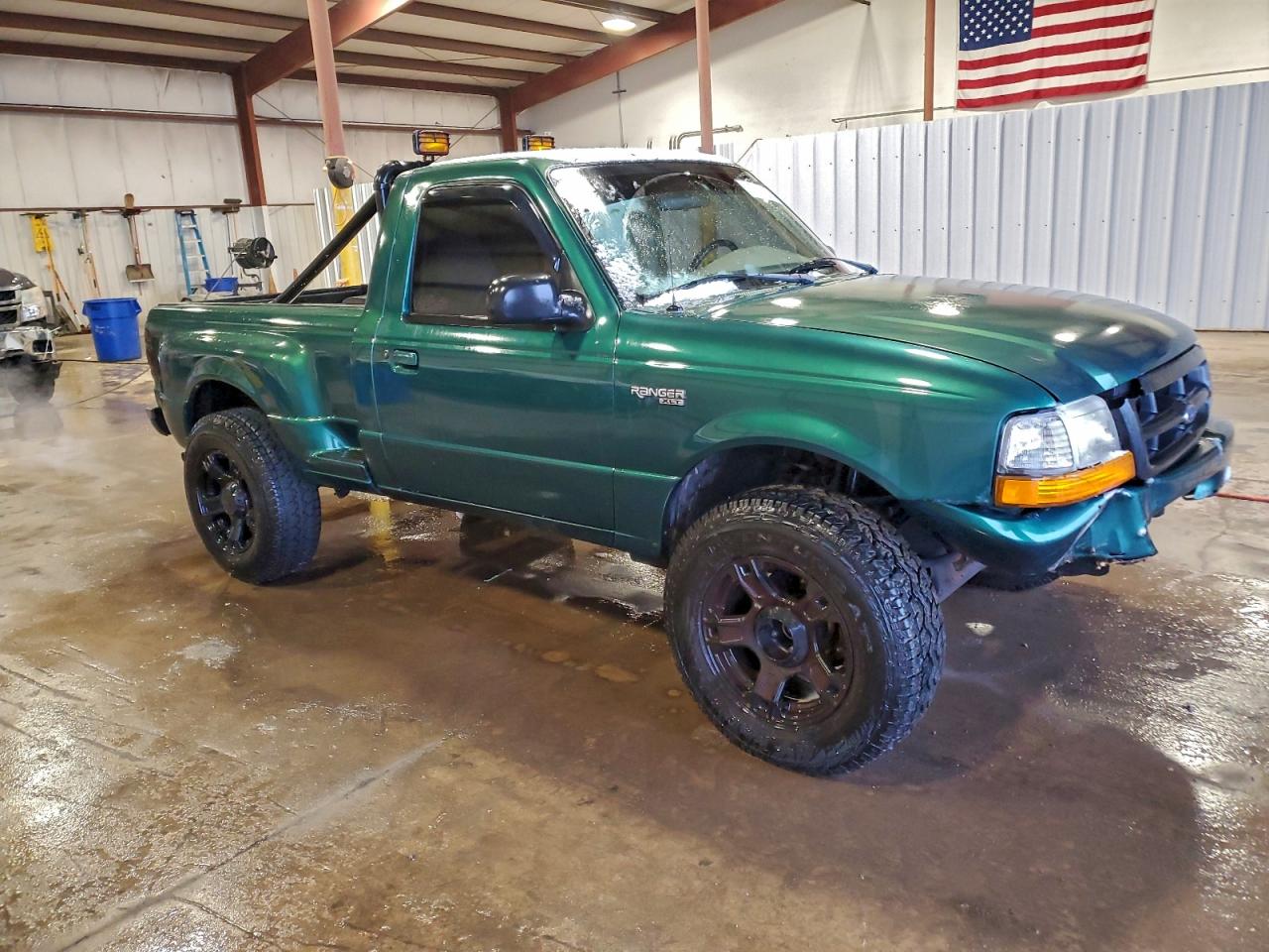 1999 Ford Ranger Green vin: 1FTYR11V6XTA36034