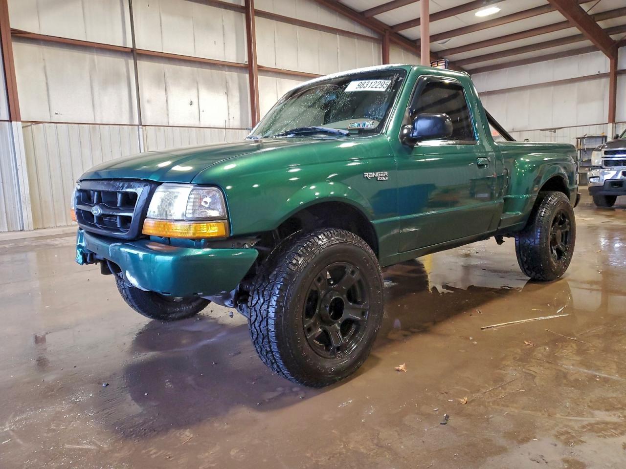 1999 Ford Ranger Green vin: 1FTYR11V6XTA36034