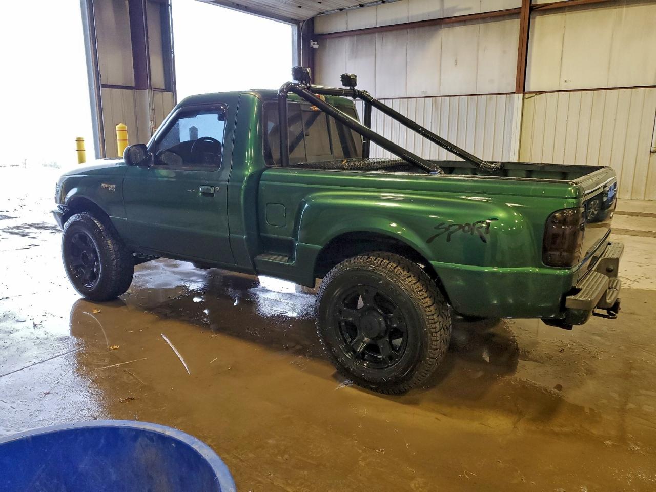 1999 Ford Ranger Green vin: 1FTYR11V6XTA36034