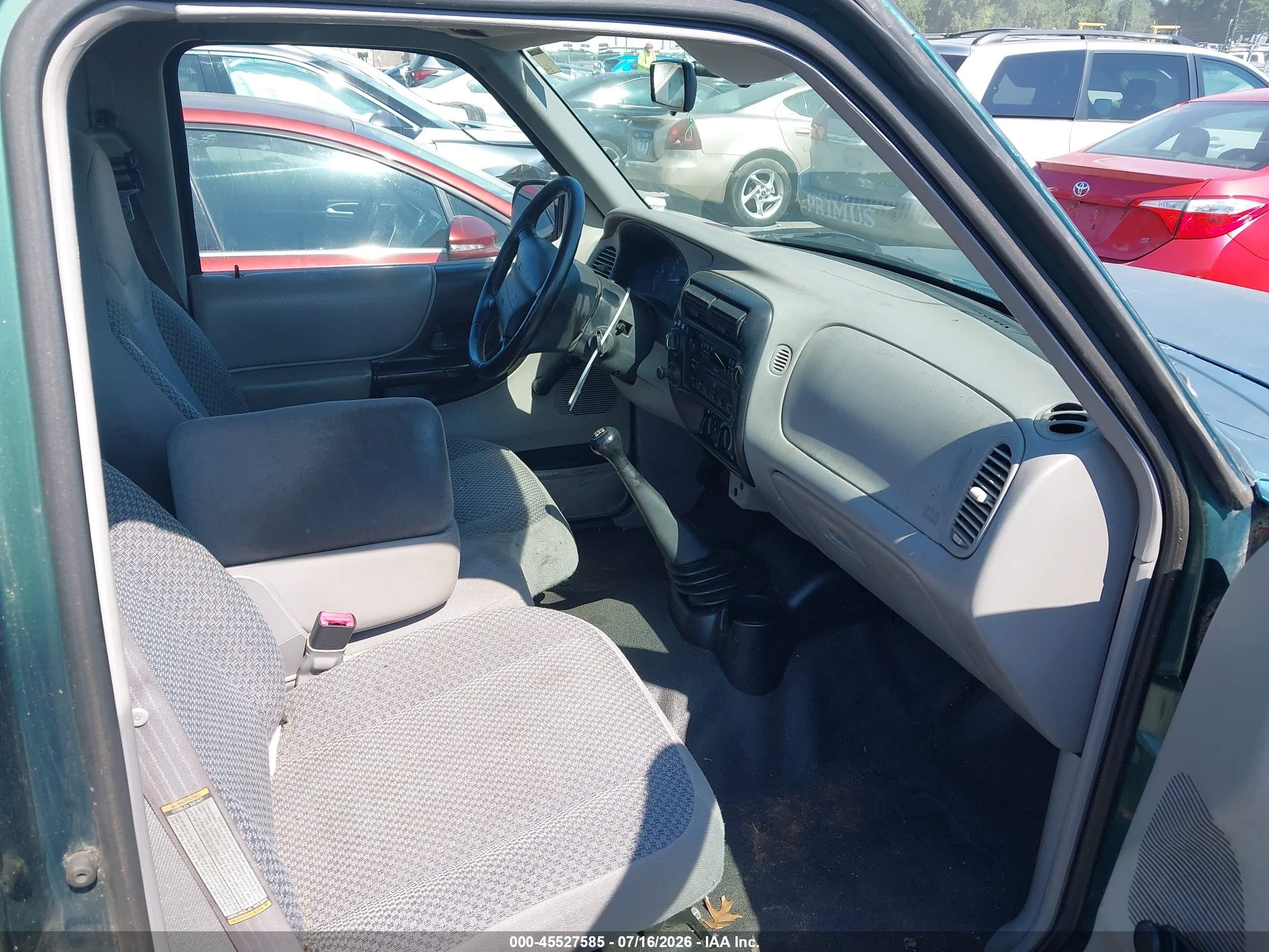1999 Ford Ranger Xlt Green vin: 1FTYR11X9XPB01436