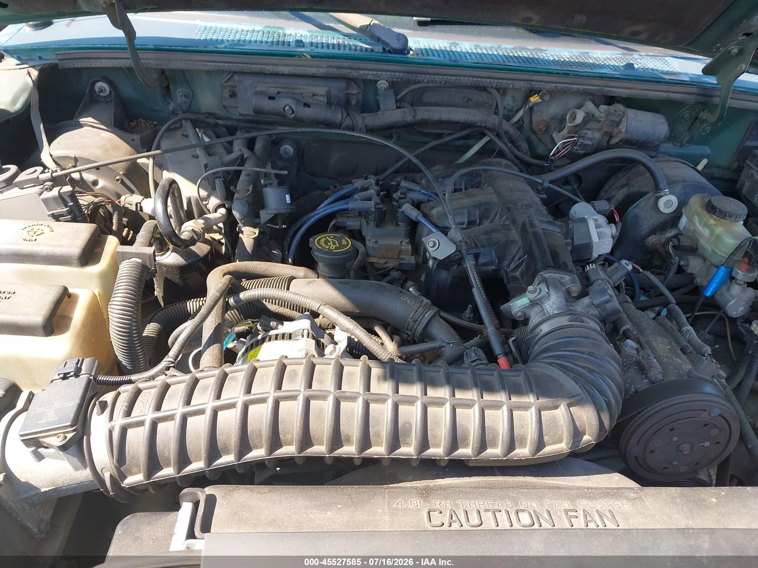 1999 Ford Ranger Xlt Green vin: 1FTYR11X9XPB01436