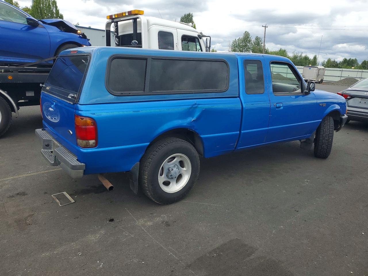 1998 Ford Ranger Super Cab Blue vin: 1FTYR14C0WPA61173