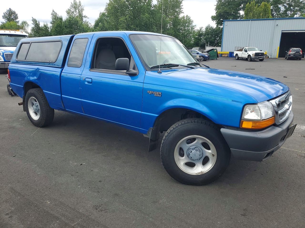 1998 Ford Ranger Super Cab Blue vin: 1FTYR14C0WPA61173