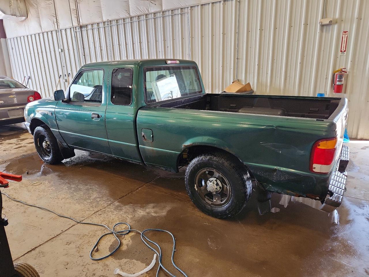 1999 Ford Ranger Super Cab Green vin: 1FTYR14C0XPB55734