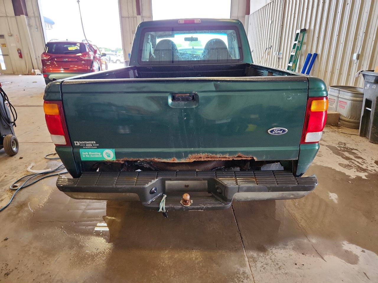 1999 Ford Ranger Super Cab Green vin: 1FTYR14C0XPB55734