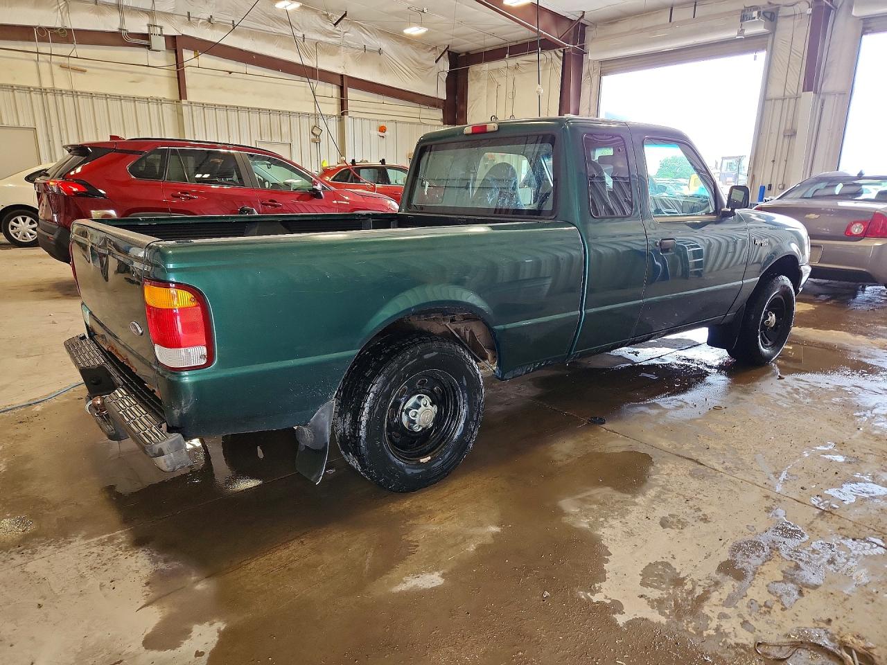 1999 Ford Ranger Super Cab Green vin: 1FTYR14C0XPB55734