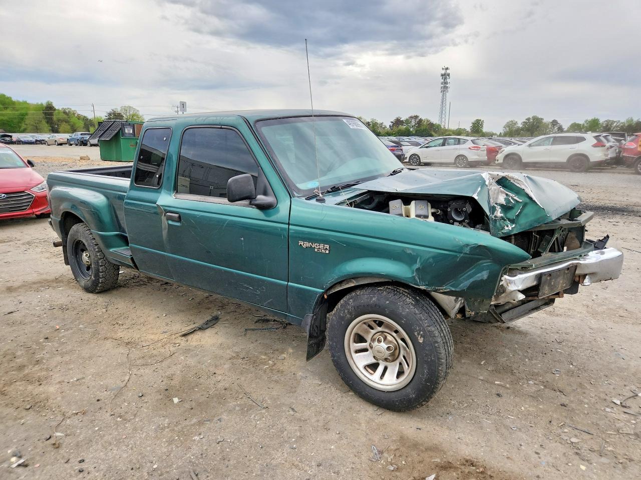 1999 Ford Ranger Super Cab Green vin: 1FTYR14C0XTA22236