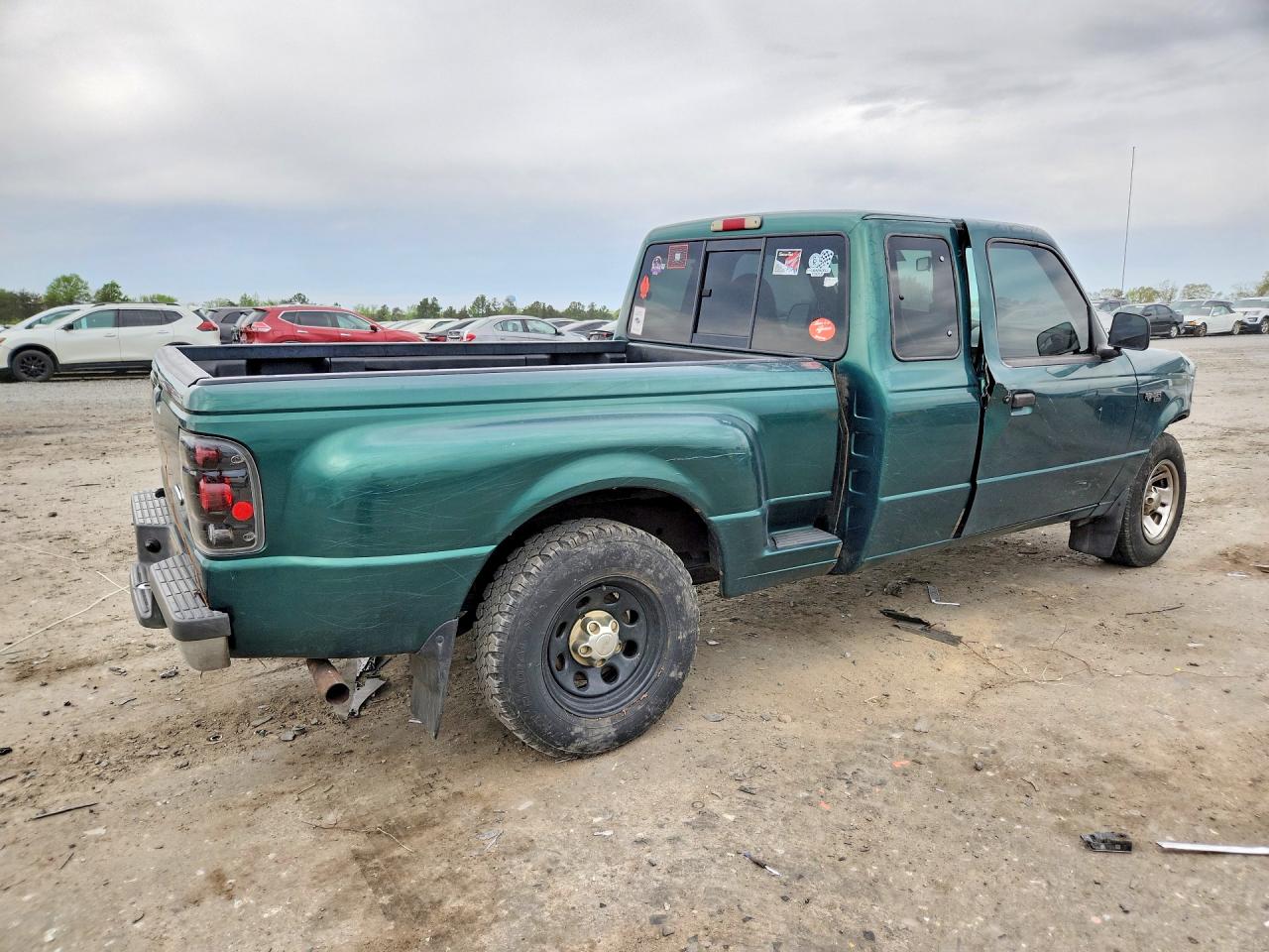 1999 Ford Ranger Super Cab Green vin: 1FTYR14C0XTA22236