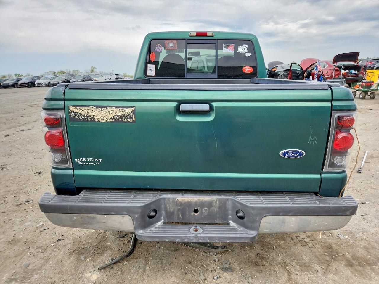 1999 Ford Ranger Super Cab Green vin: 1FTYR14C0XTA22236